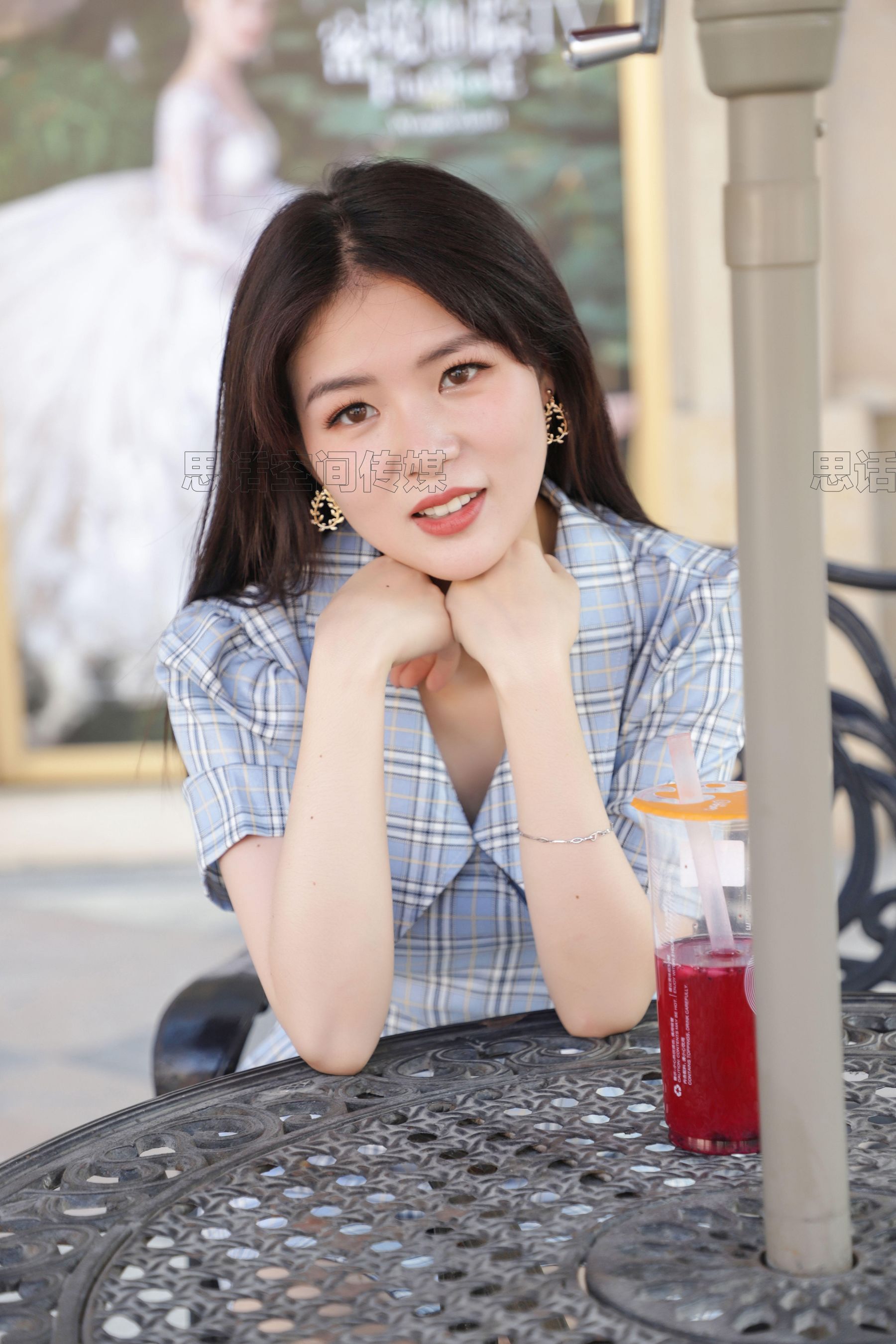 SJ022 筱蝶 楼梯道的学院女神-图14