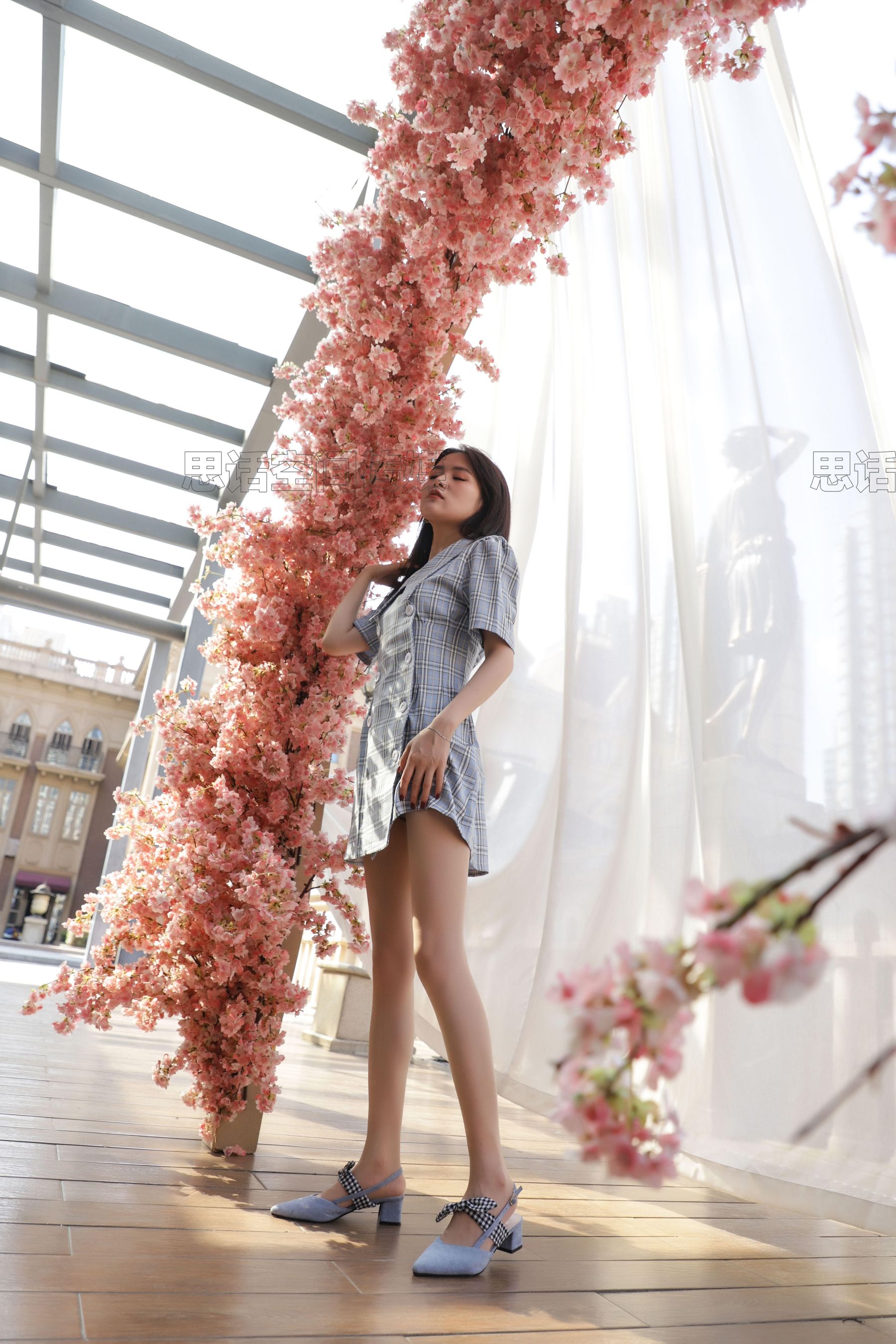 SJ022 筱蝶 楼梯道的学院女神-图18