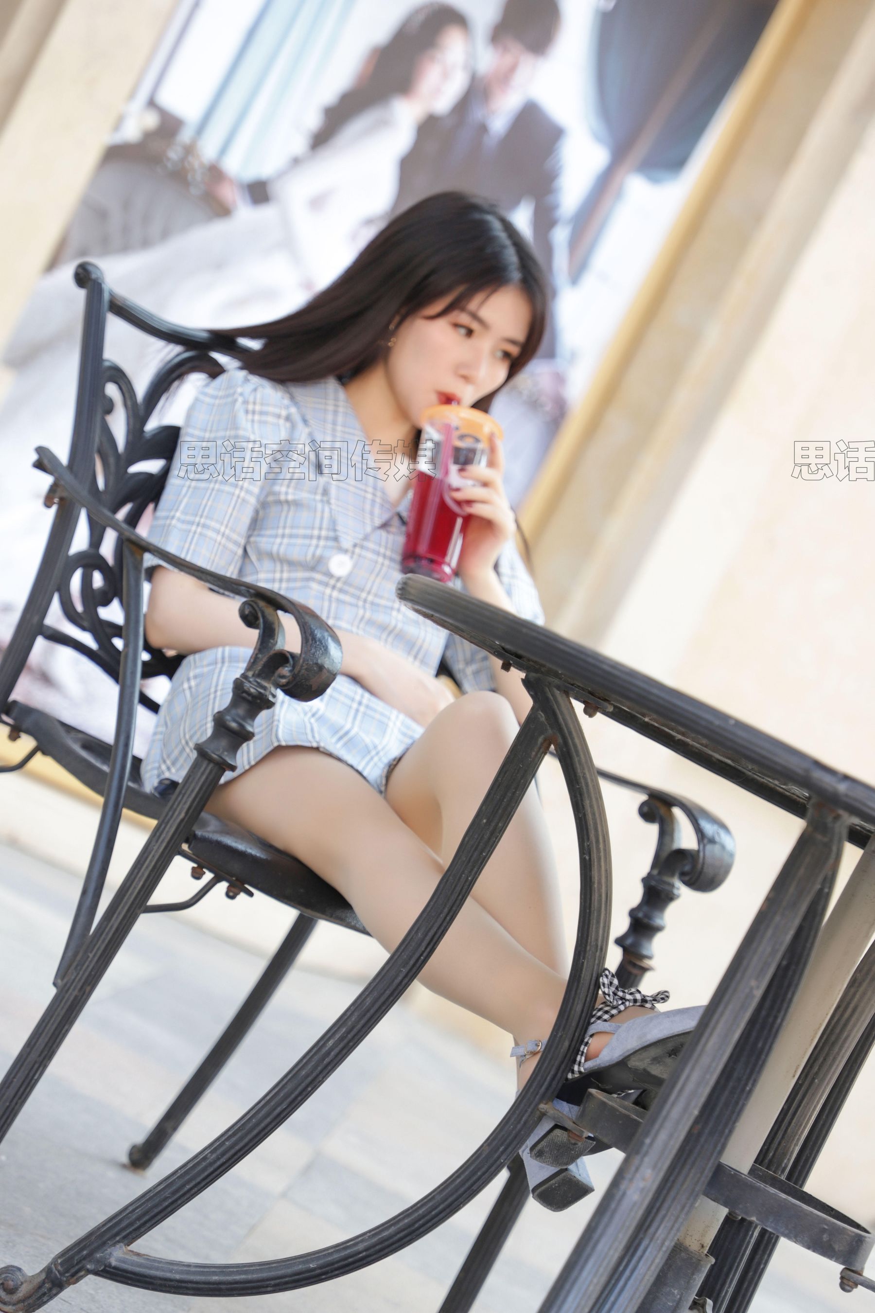 SJ022 筱蝶 楼梯道的学院女神-图43