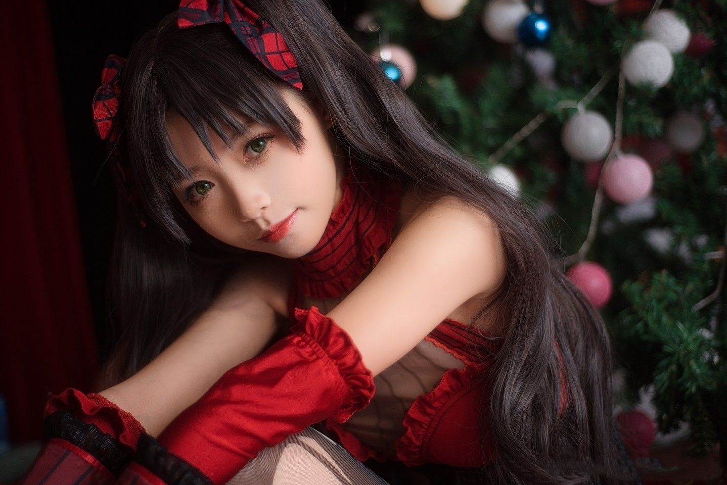 动漫博主大大卷卷小卷 - 内衣双马尾-图0