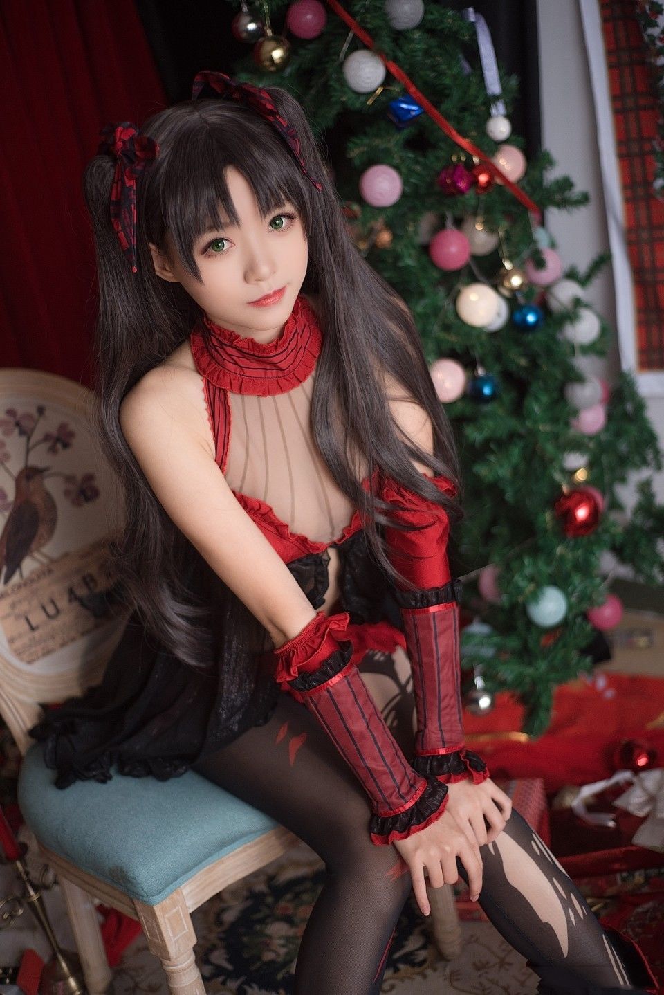 动漫博主大大卷卷小卷 - 内衣双马尾-图1