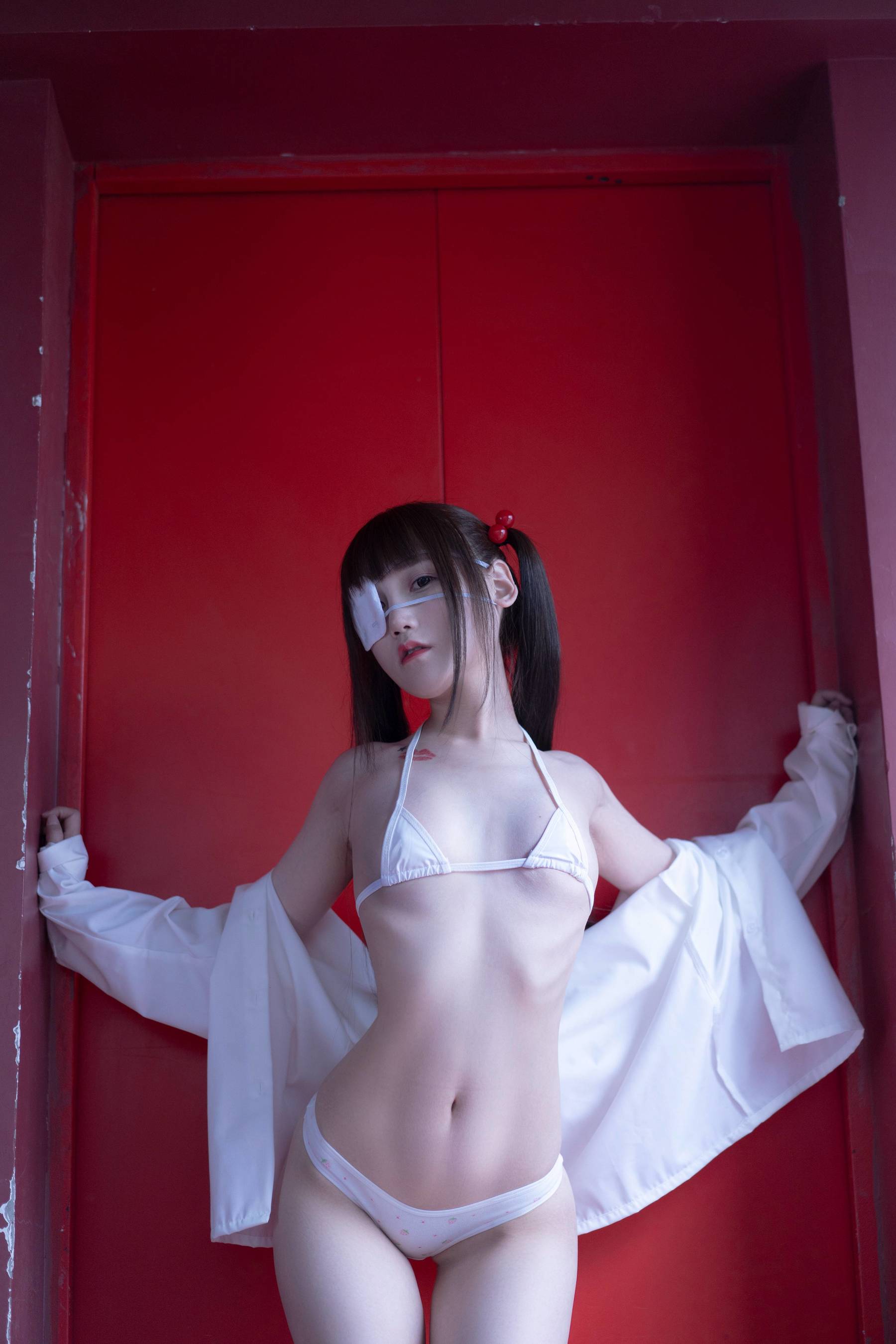 COS少女星野咪兔 - 红色-图13