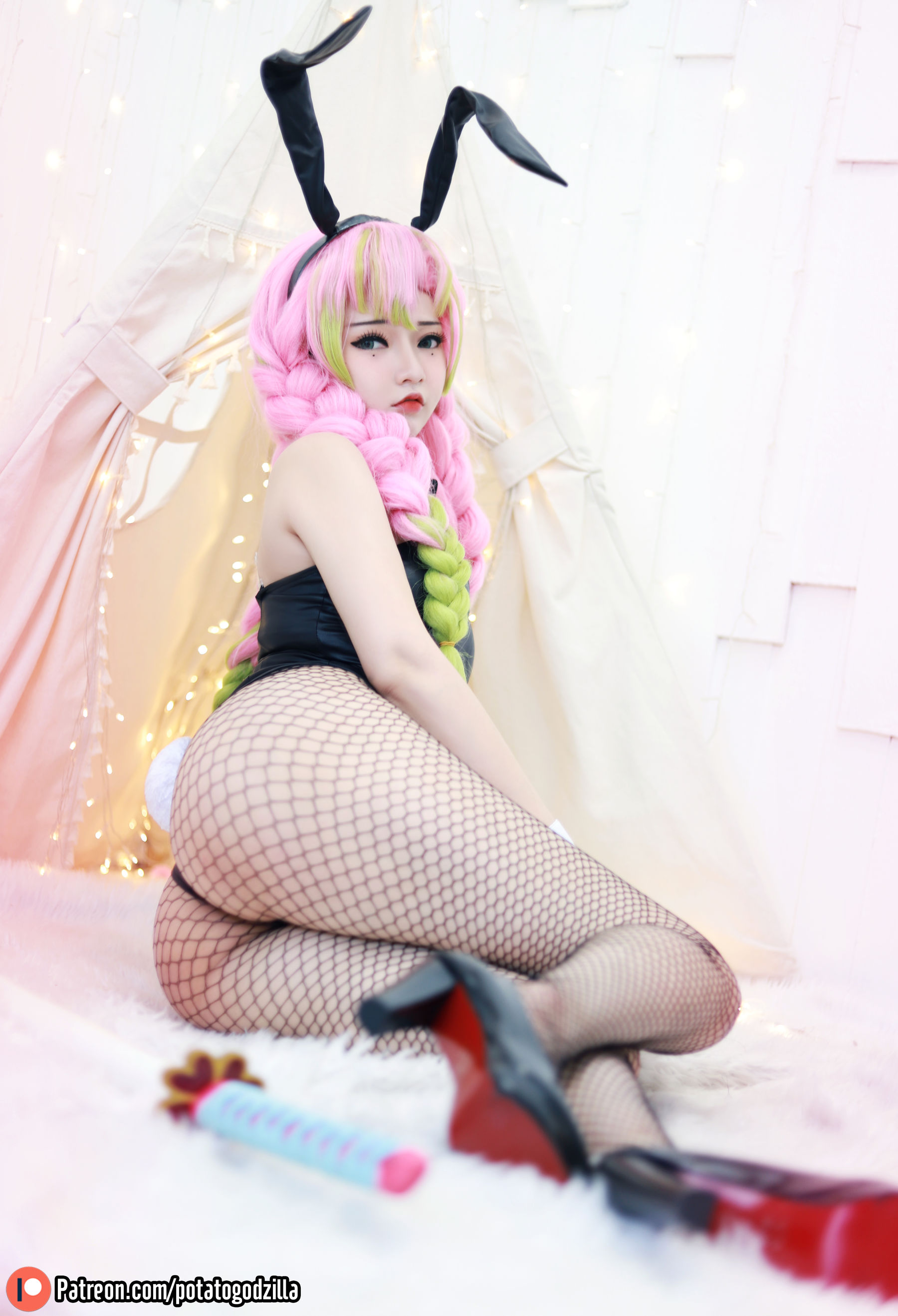 Coser小姐姐Potato Godzilla - Mitsuri Kanroji-图10