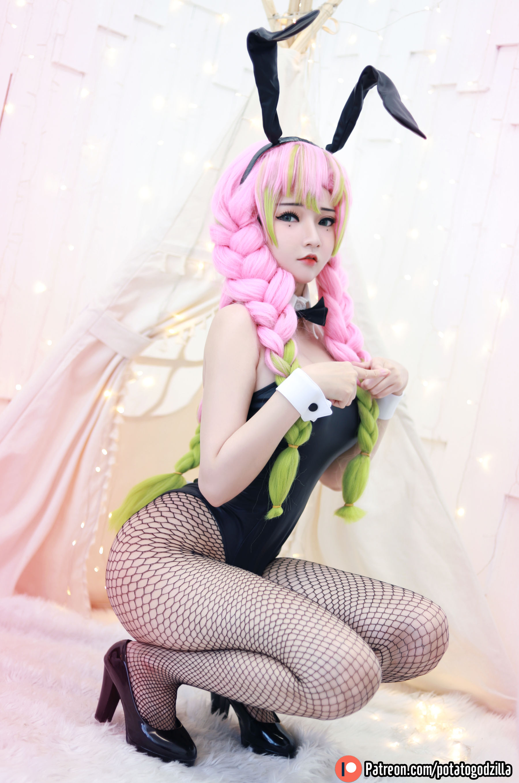 Coser小姐姐Potato Godzilla - Mitsuri Kanroji-图5