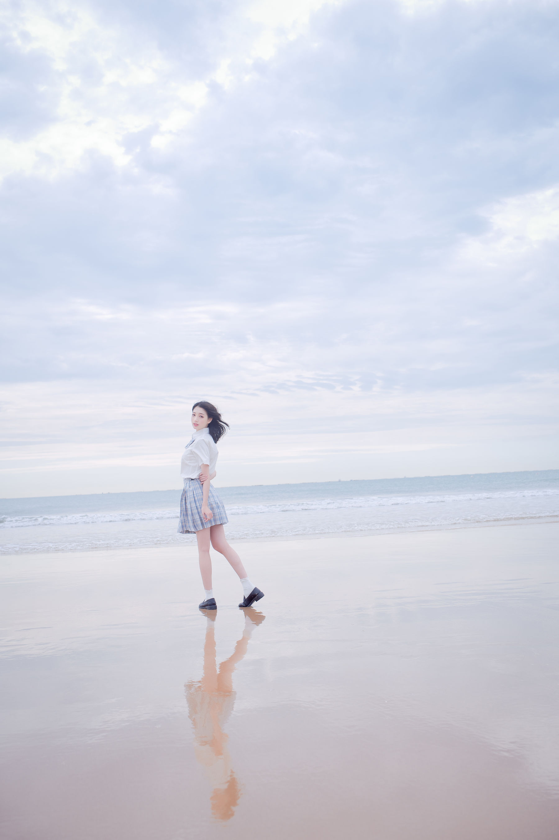 周叽是可爱兔兔 - 海边jk-图9