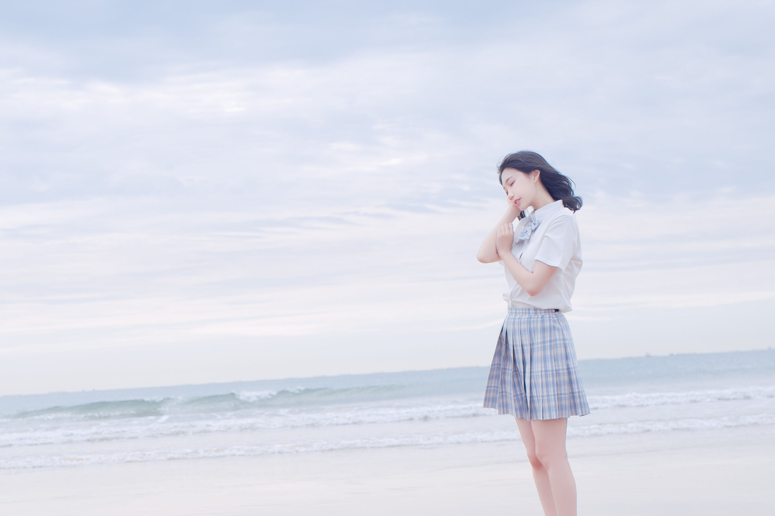 周叽是可爱兔兔 - 海边jk-图16