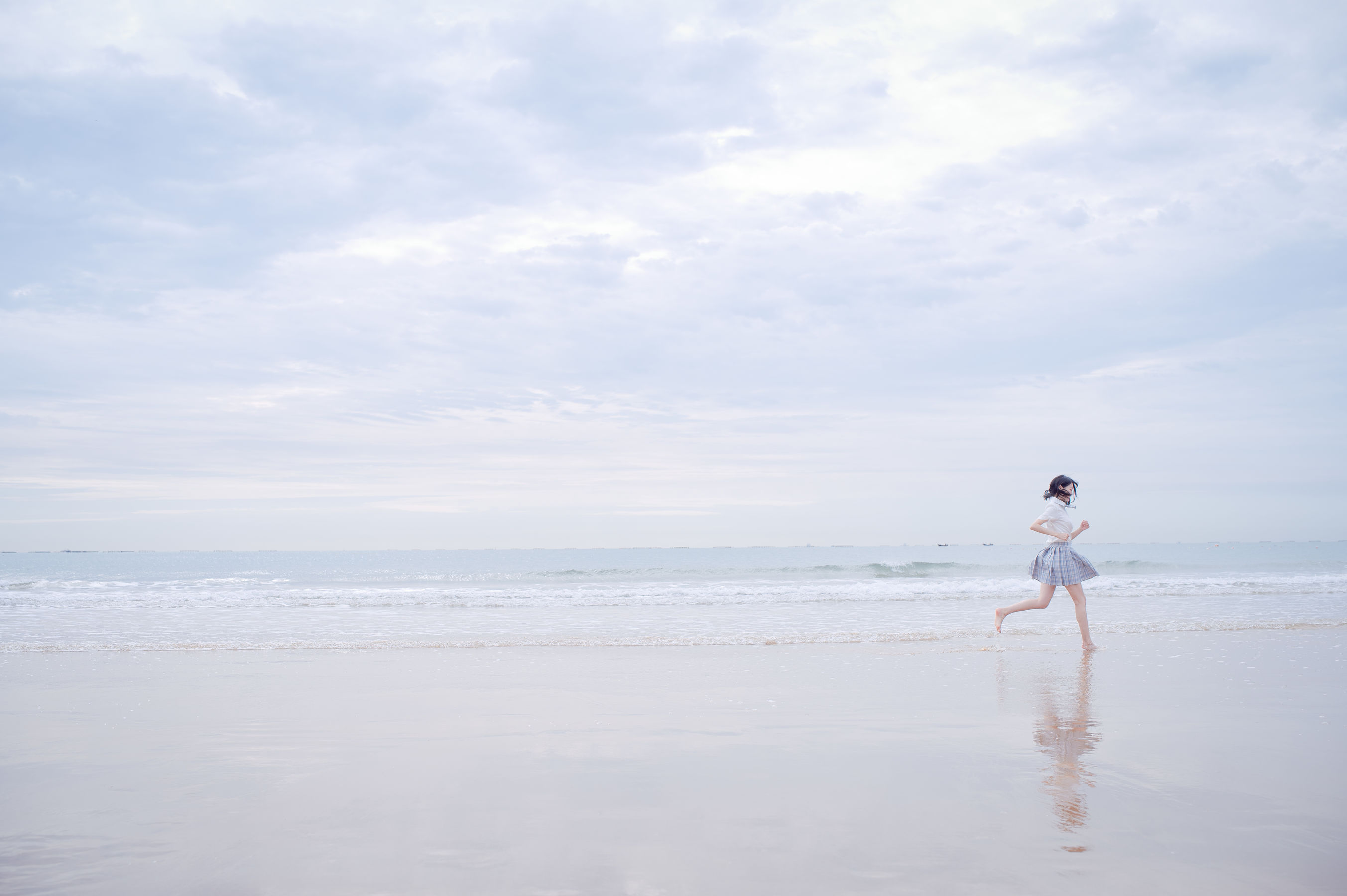 周叽是可爱兔兔 - 海边jk-图20