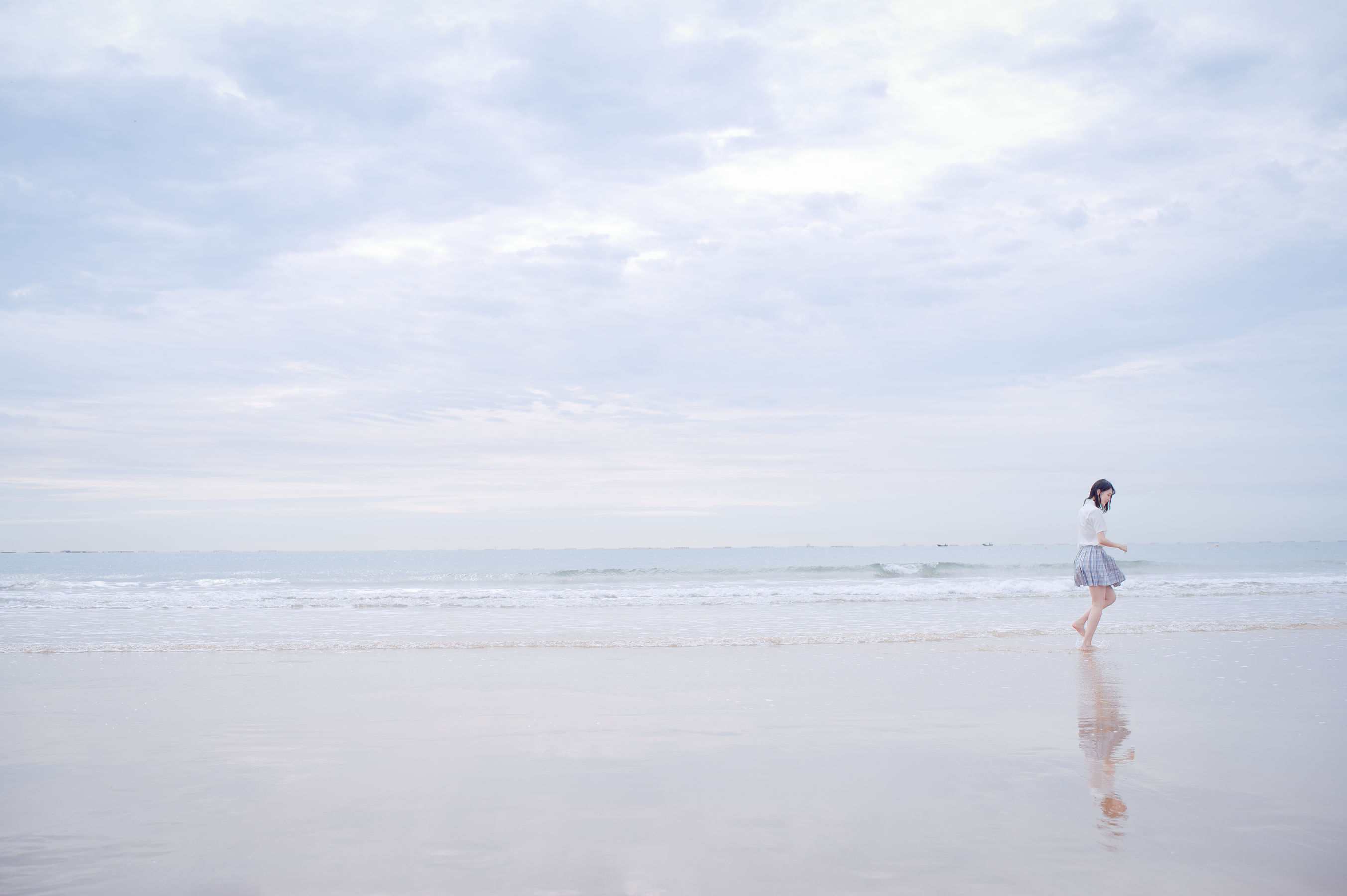 周叽是可爱兔兔 - 海边jk-图21