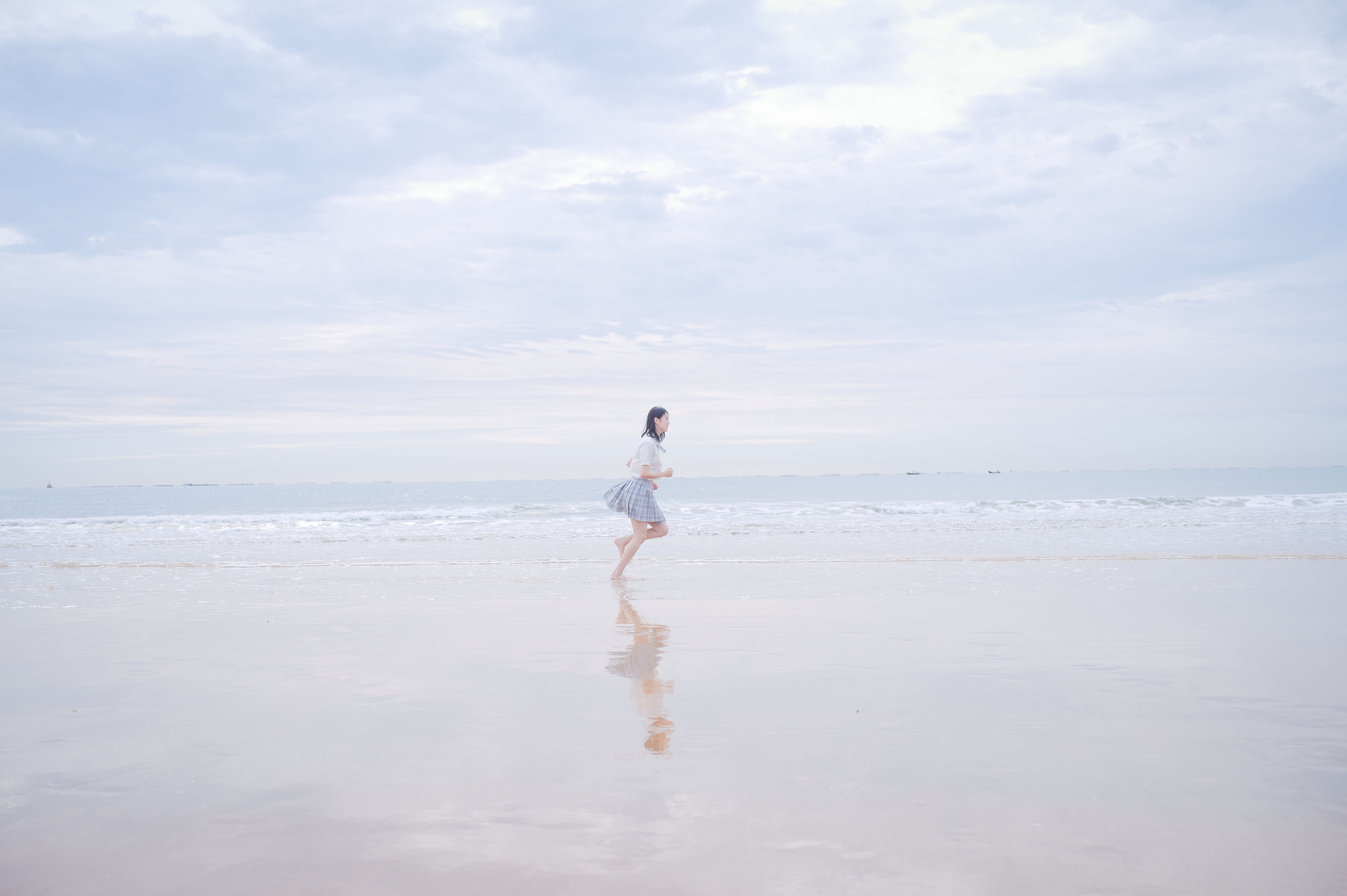 周叽是可爱兔兔 - 海边jk-图22