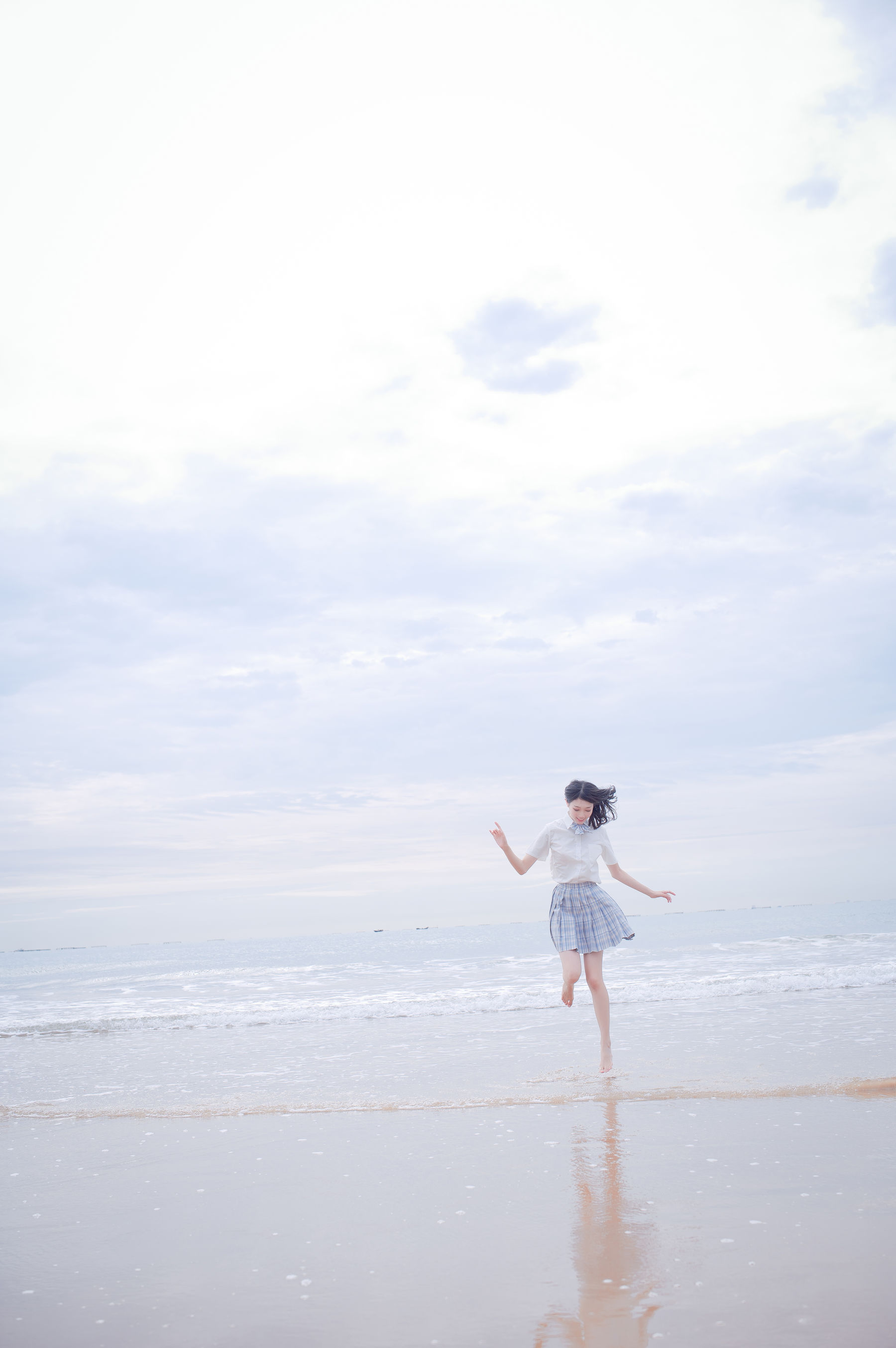 周叽是可爱兔兔 - 海边jk-图23