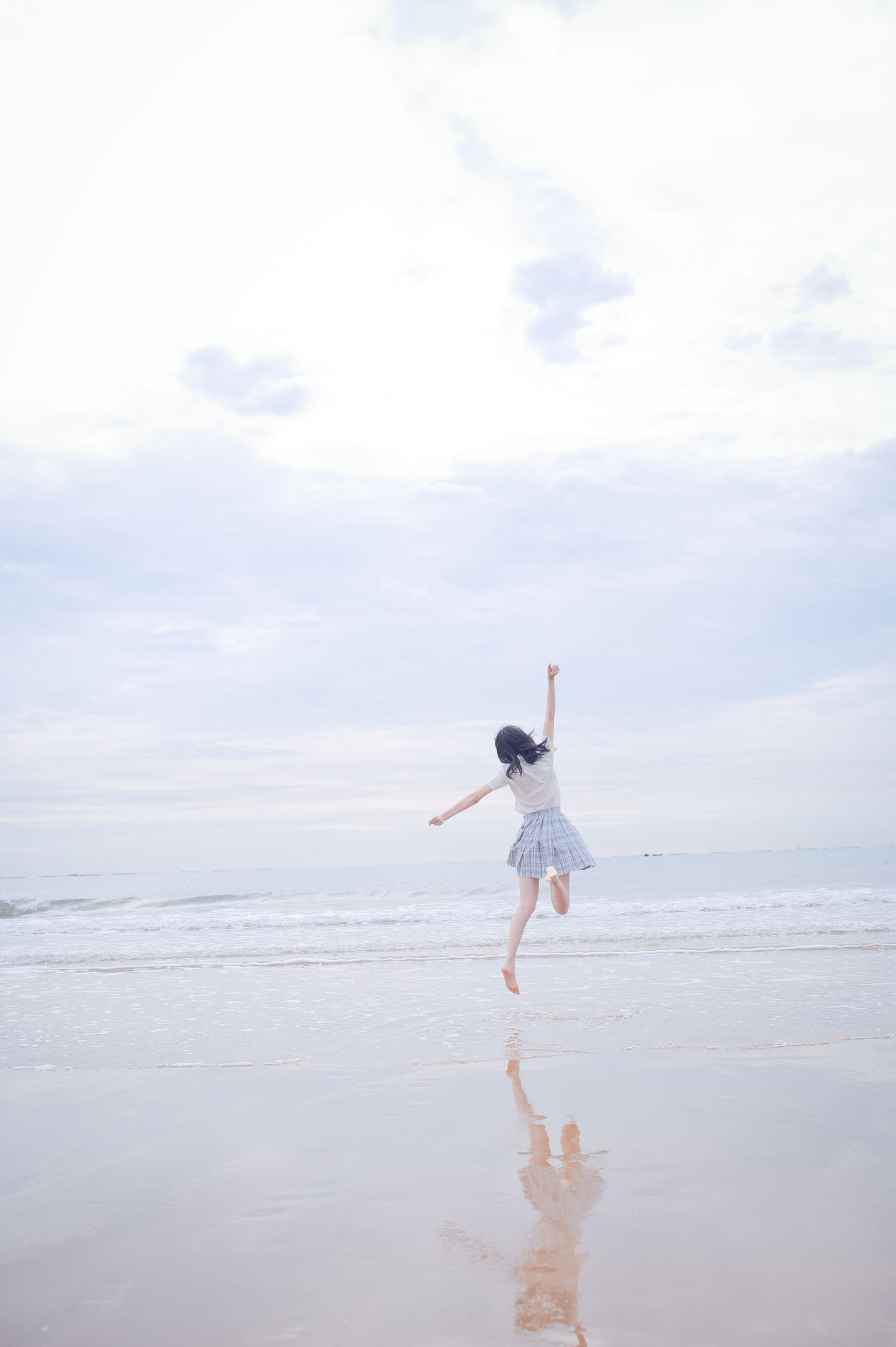 周叽是可爱兔兔 - 海边jk-图24