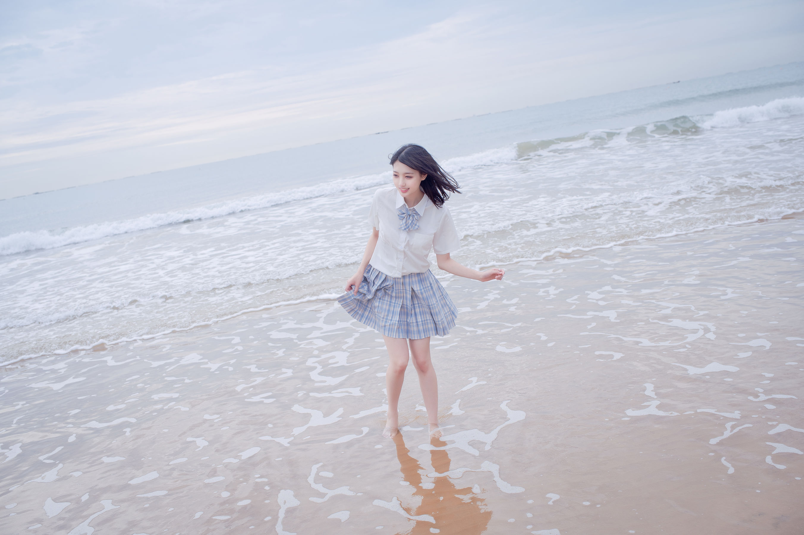 周叽是可爱兔兔 - 海边jk-图26