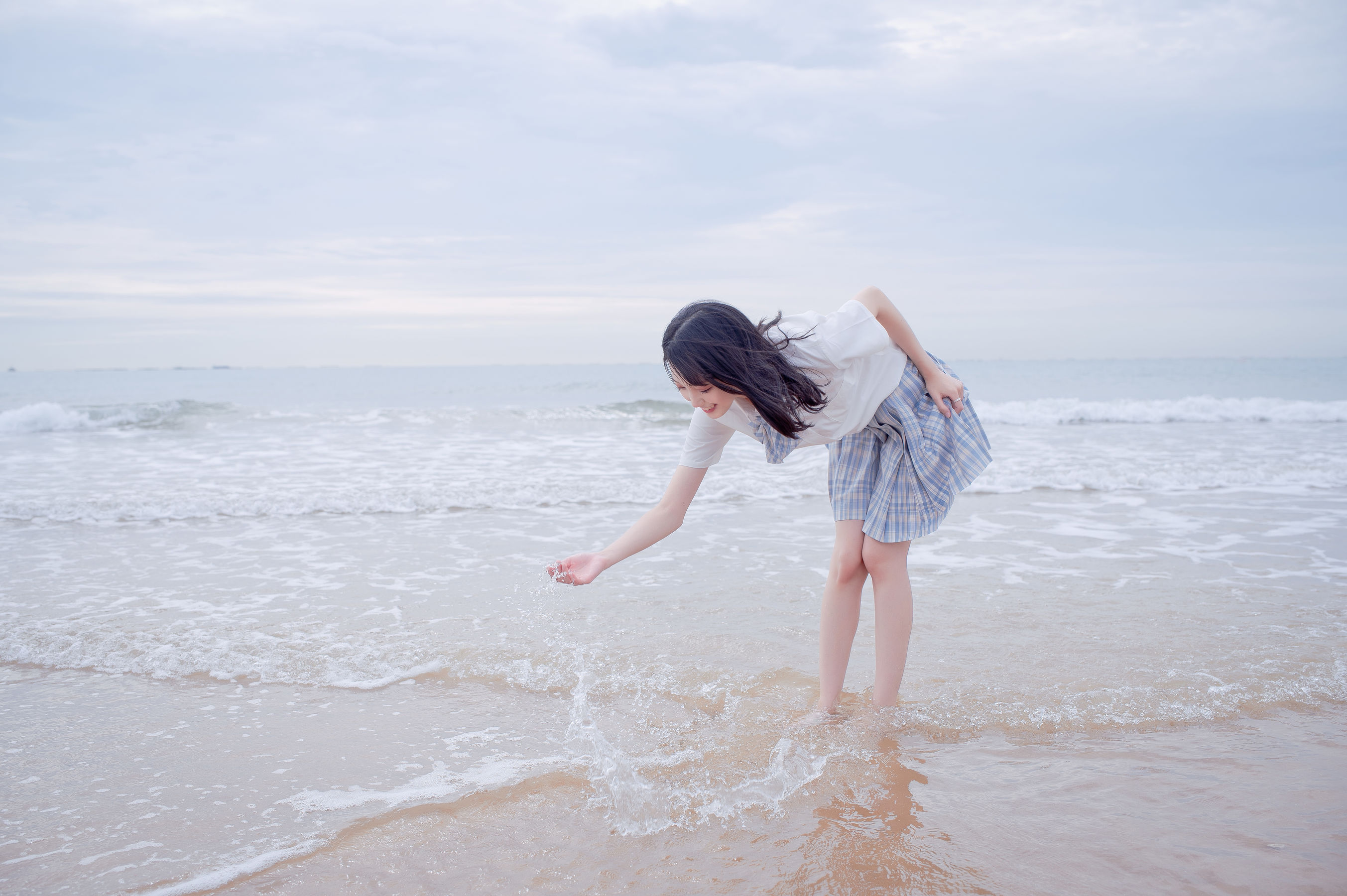 周叽是可爱兔兔 - 海边jk-图27