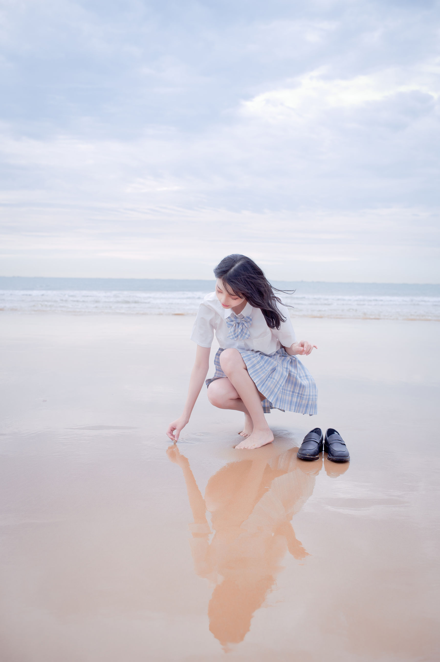 周叽是可爱兔兔 - 海边jk-图6