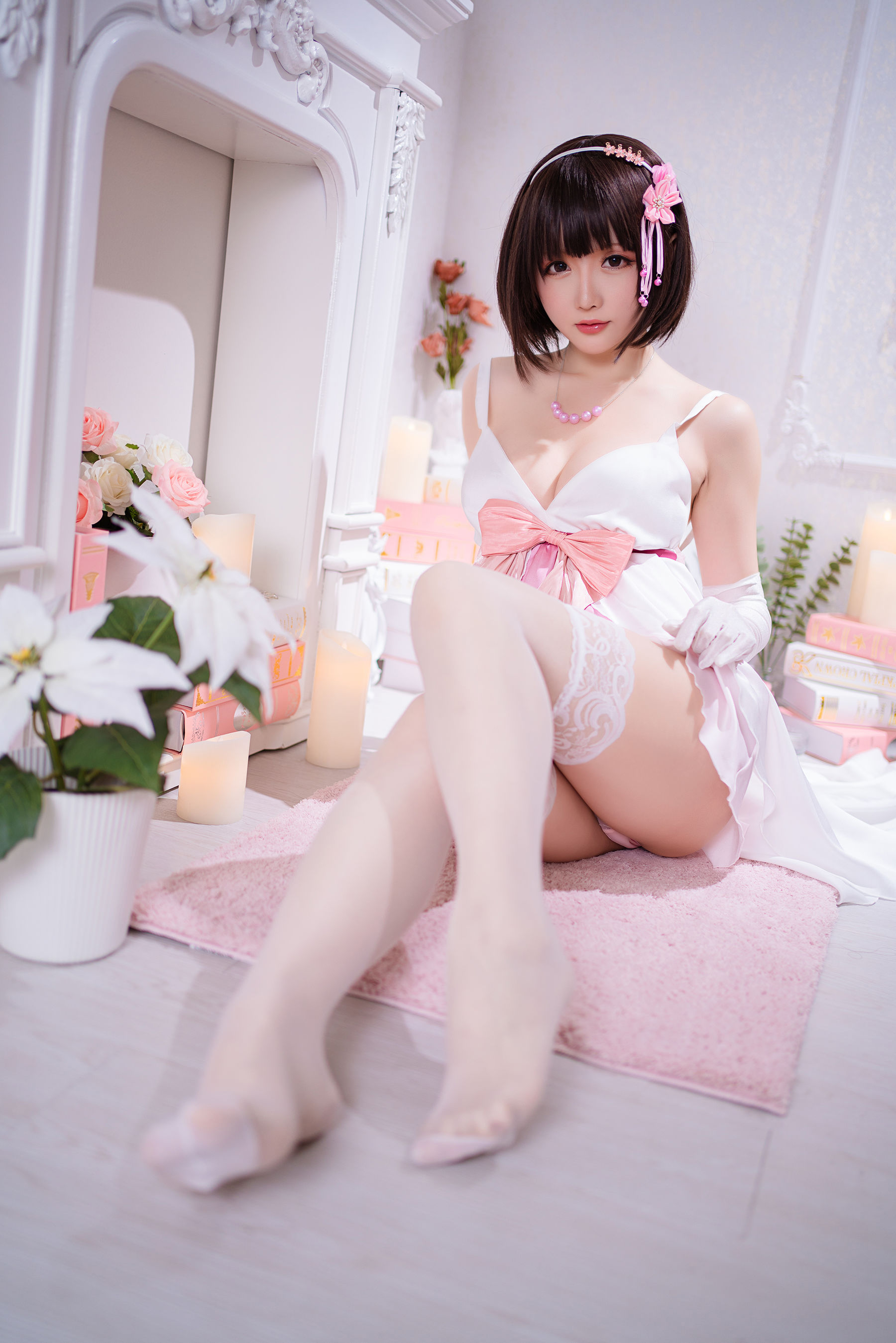 Coser小姐姐星之迟迟 - 加藤惠 特典礼服-图9