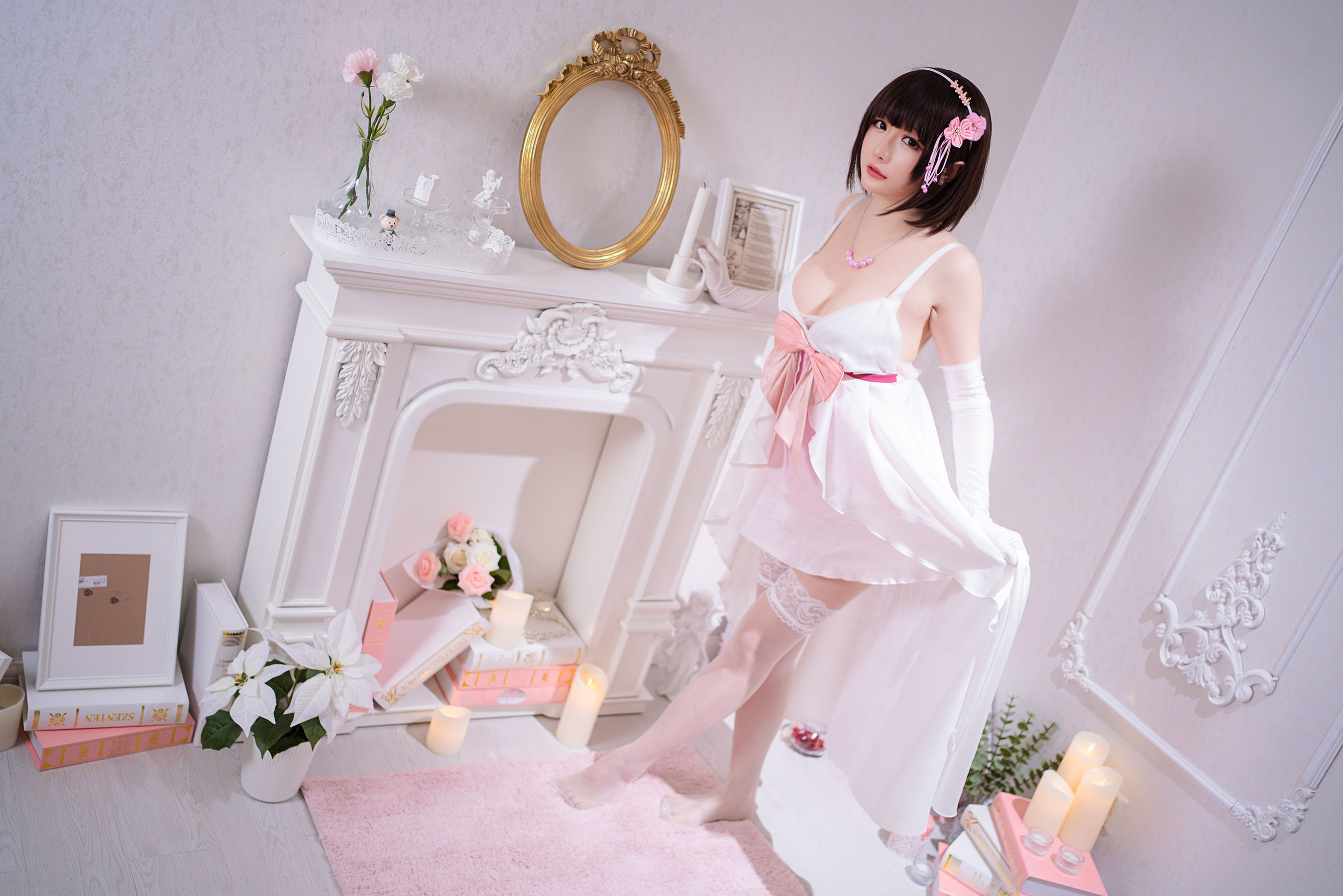 Coser小姐姐星之迟迟 - 加藤惠 特典礼服-图18