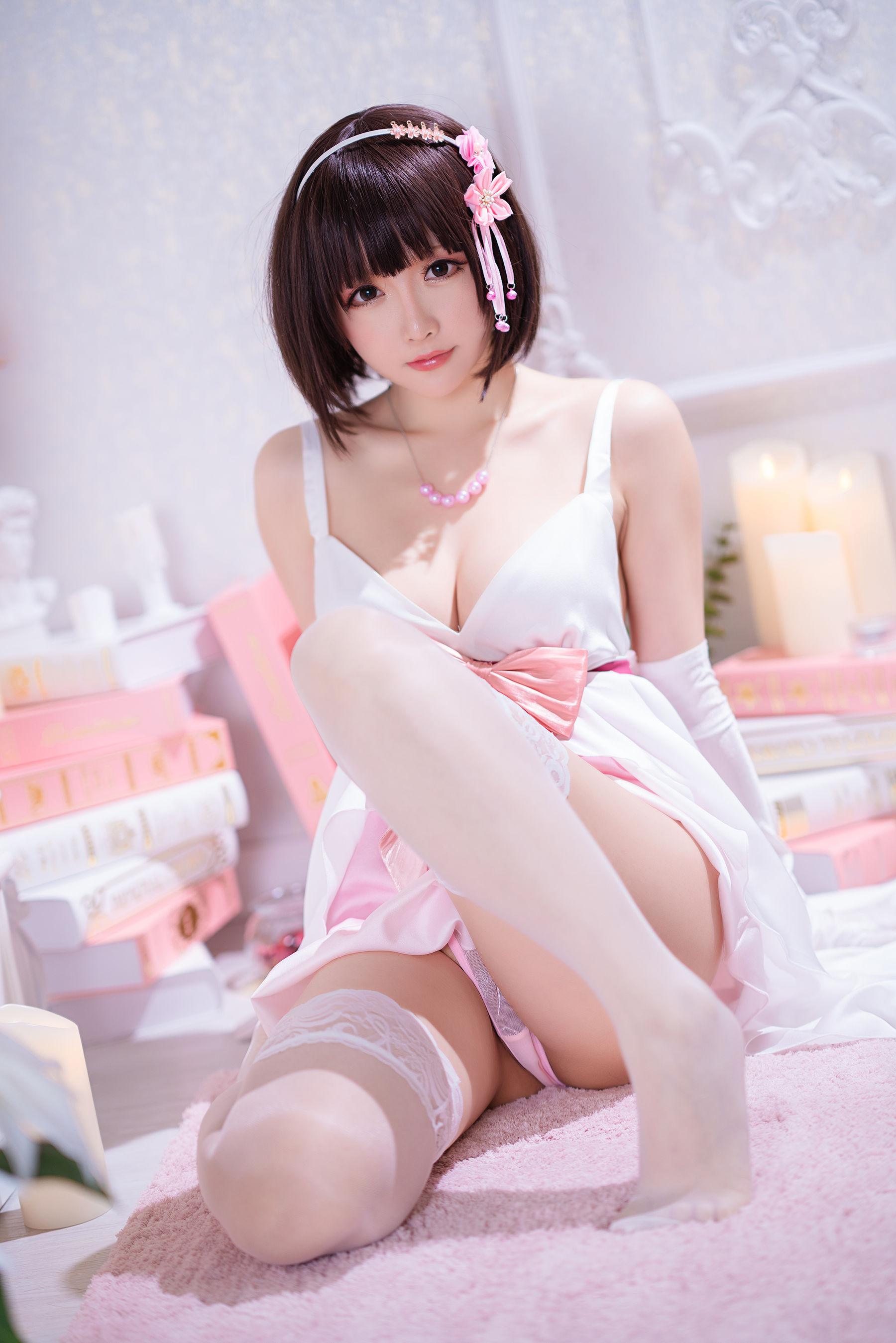 Coser小姐姐星之迟迟 - 加藤惠 特典礼服-图36