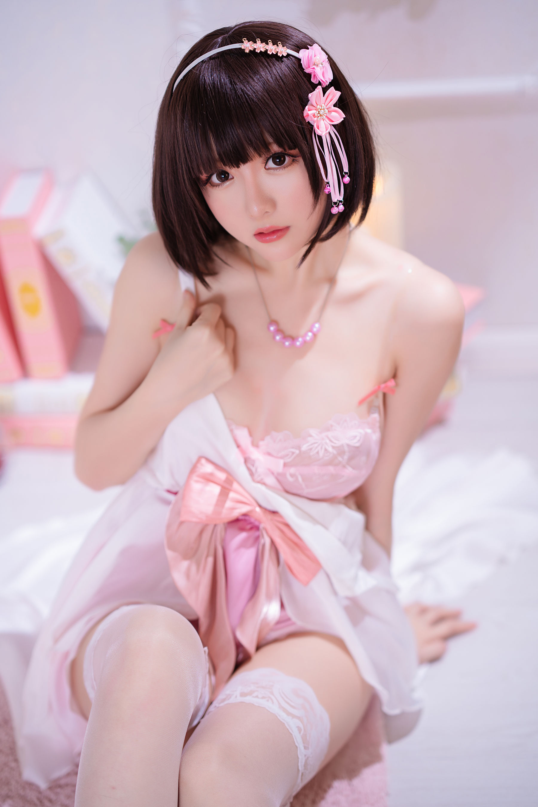 Coser小姐姐星之迟迟 - 加藤惠 特典礼服-图39