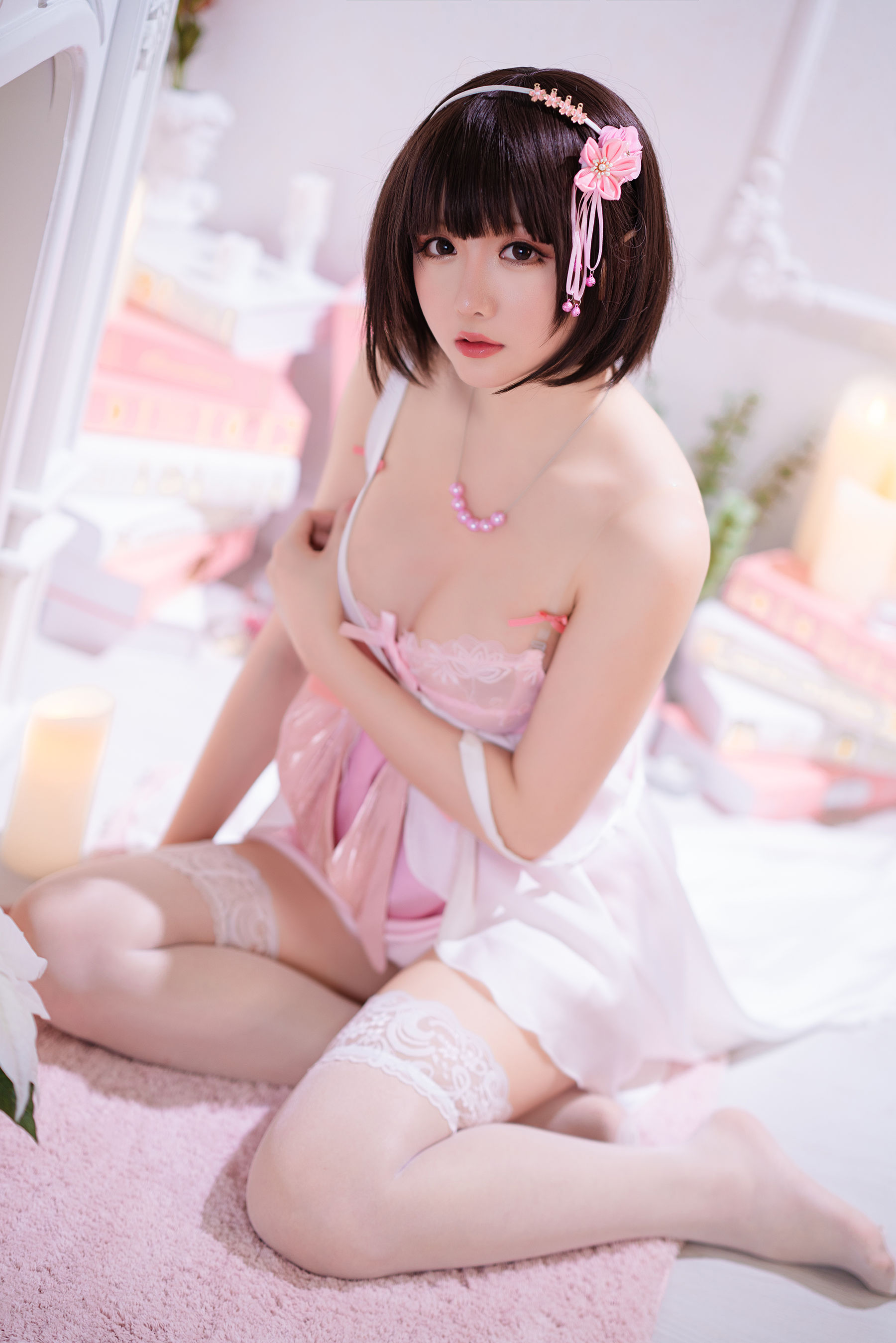 Coser小姐姐星之迟迟 - 加藤惠 特典礼服-图40