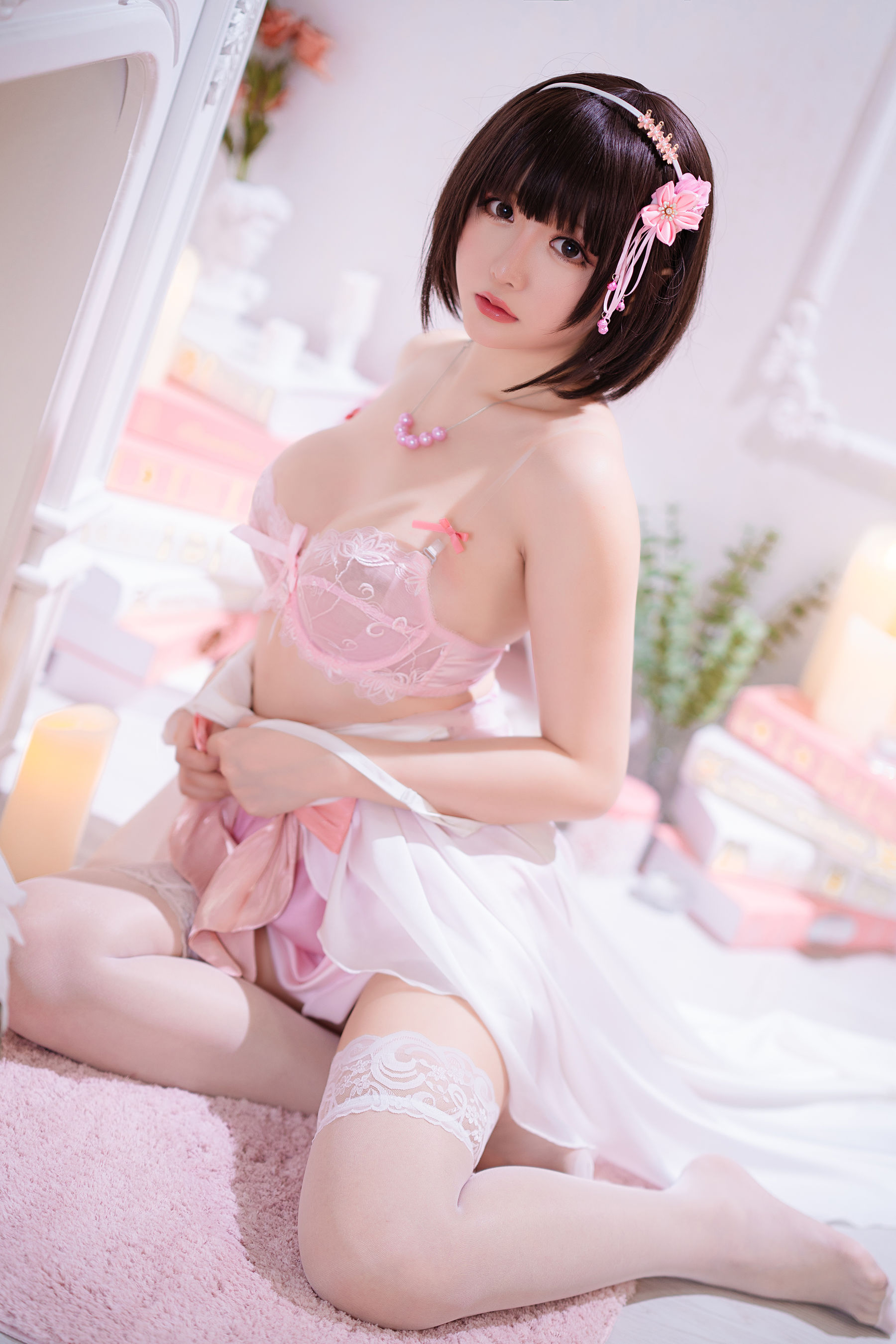 Coser小姐姐星之迟迟 - 加藤惠 特典礼服-图41