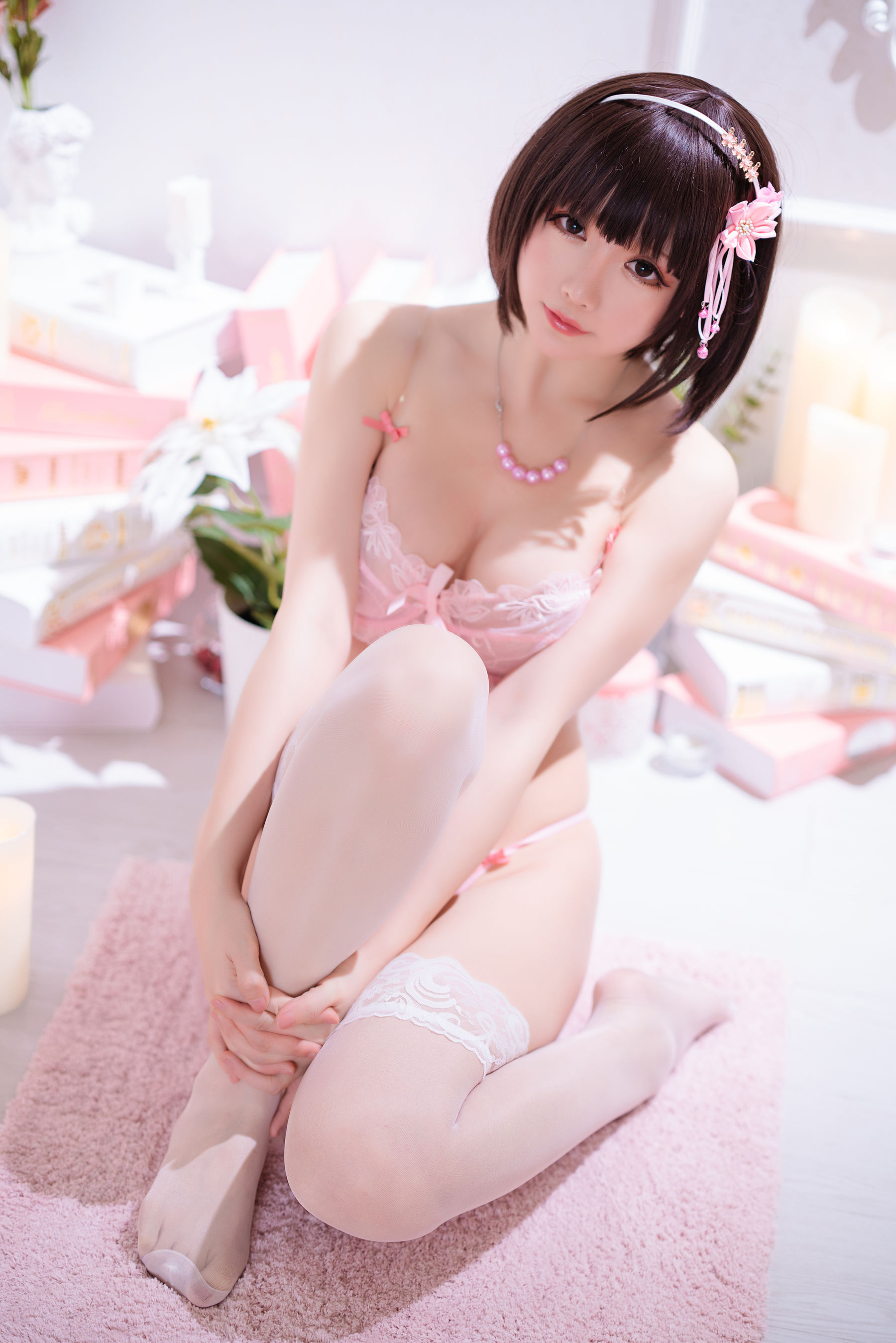 Coser小姐姐星之迟迟 - 加藤惠 特典礼服-图59