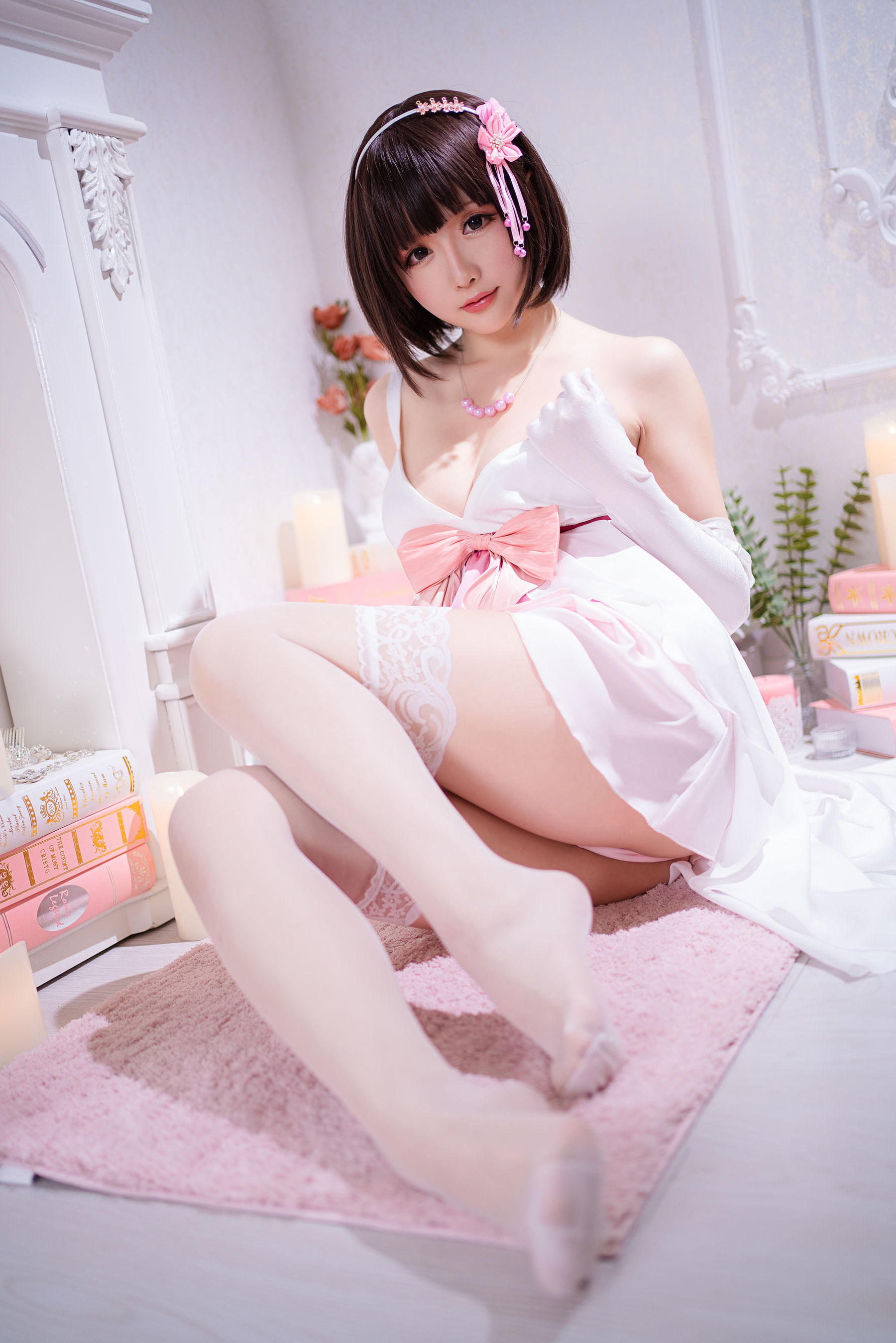 Coser小姐姐星之迟迟 - 加藤惠 特典礼服-图6