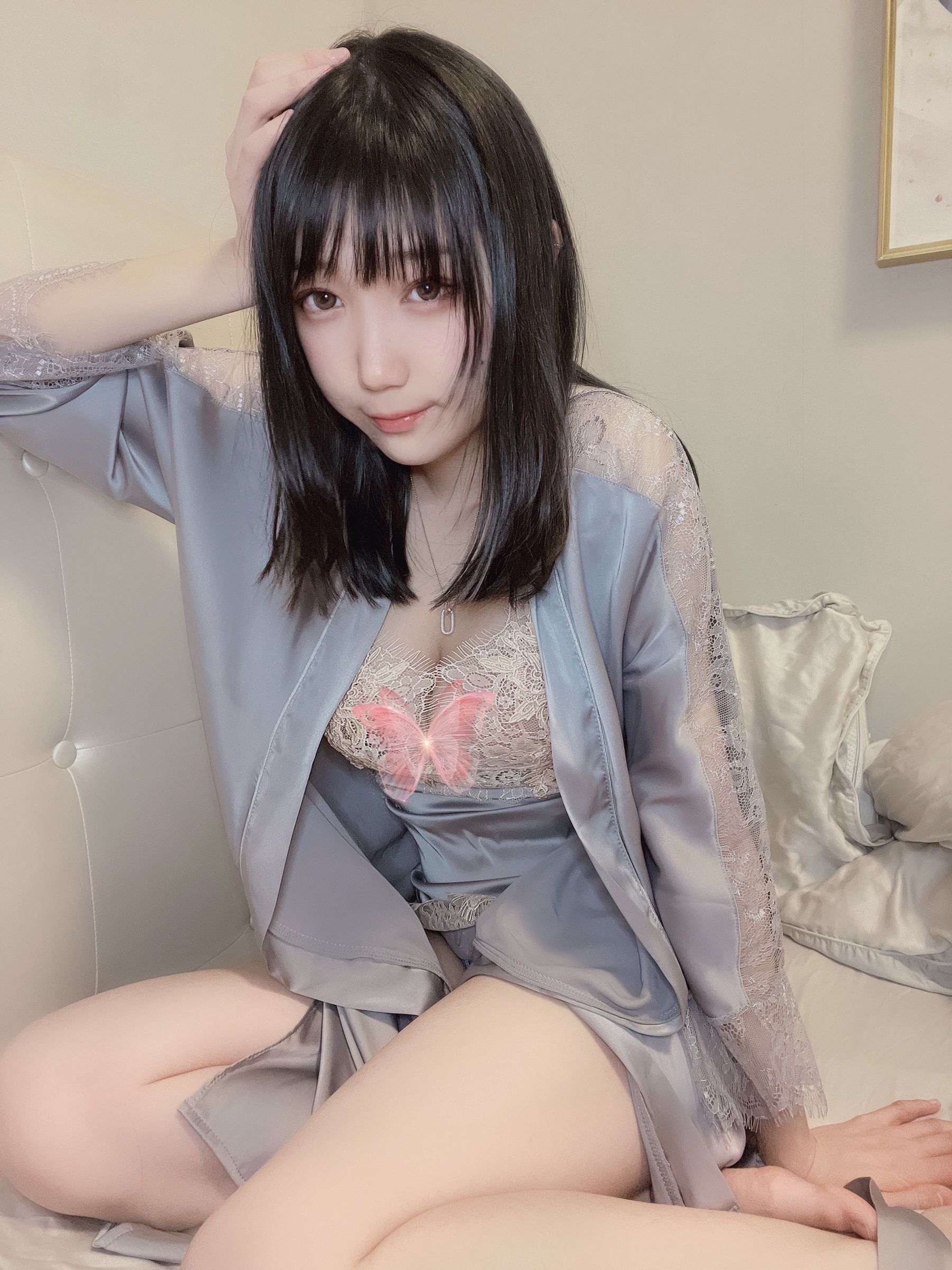 周叽是可爱兔兔 - 今夕何夕睡袍-图8