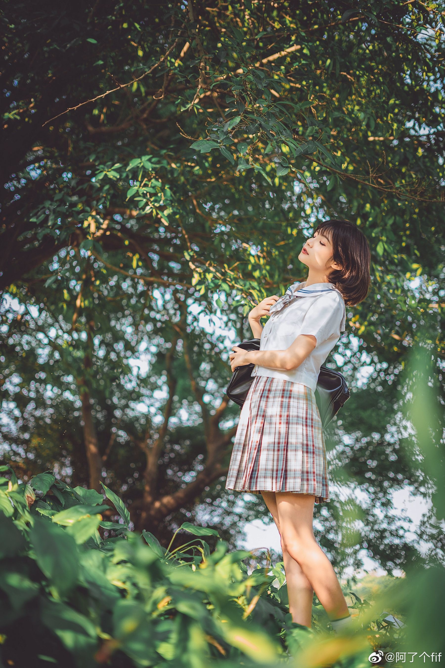 动漫博主阿了个fifi - 阳光JK-图1