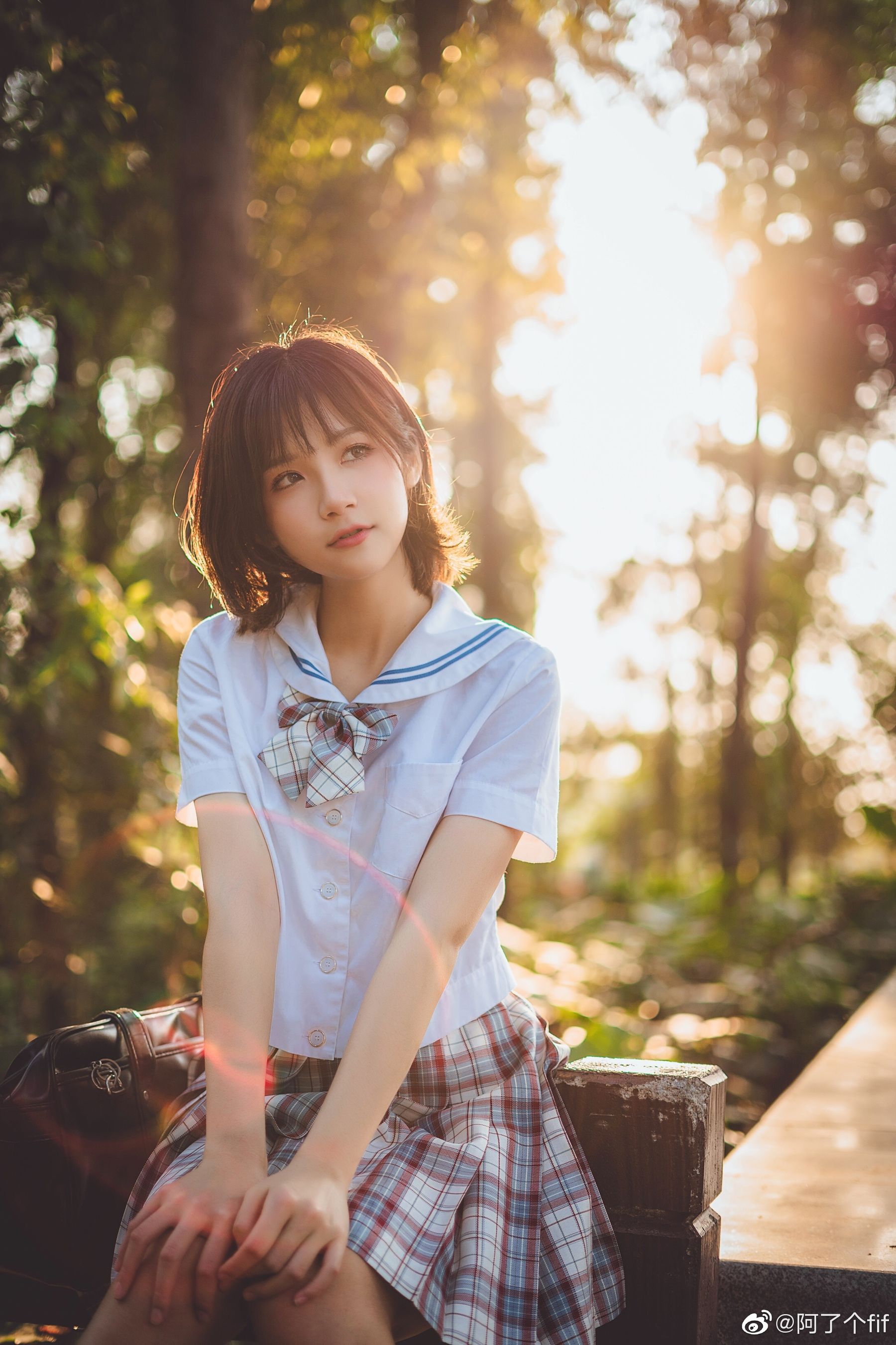 动漫博主阿了个fifi - 阳光JK-图3