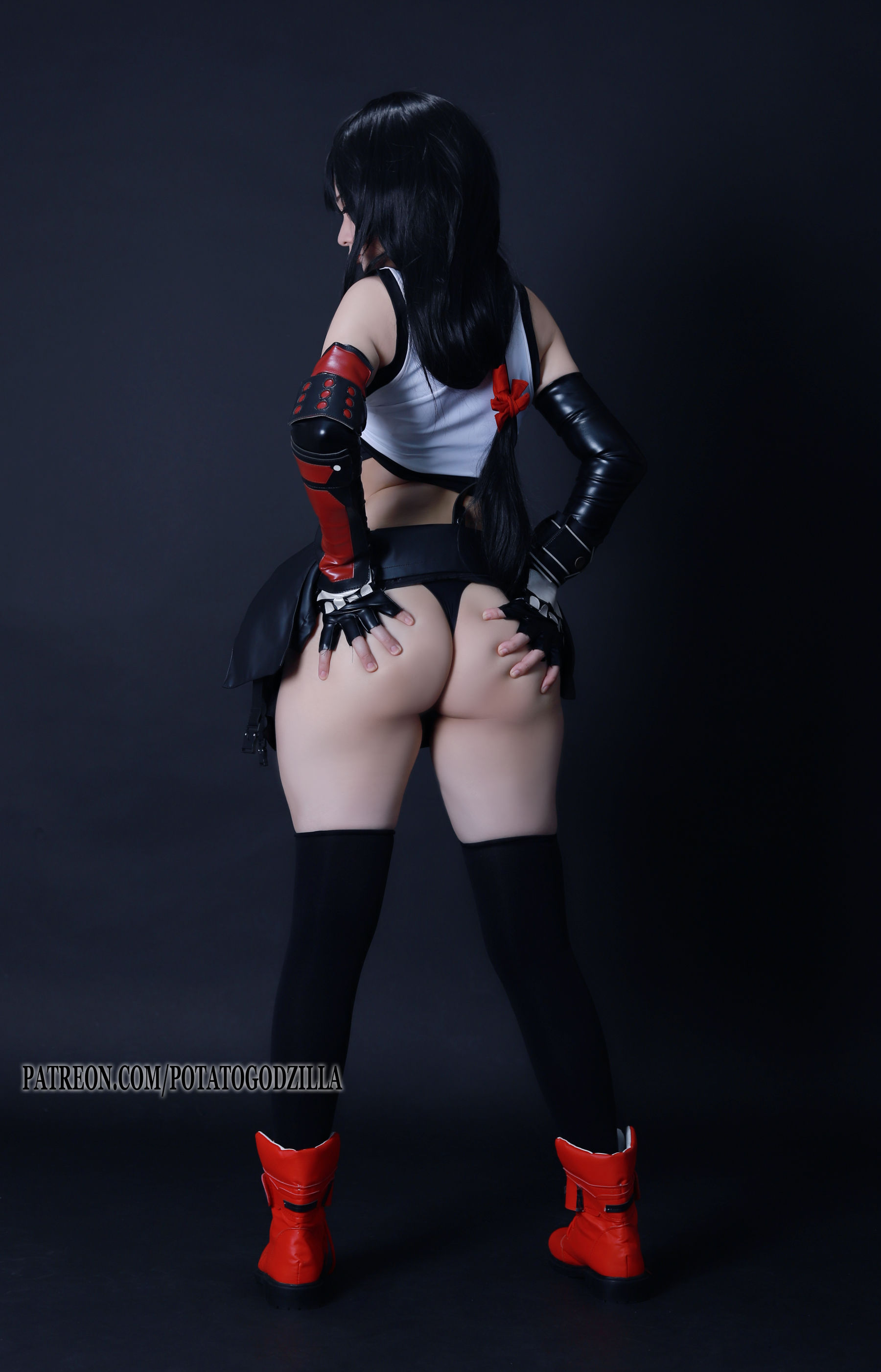 Coser小姐姐Potato Godzilla - Tifa-图17