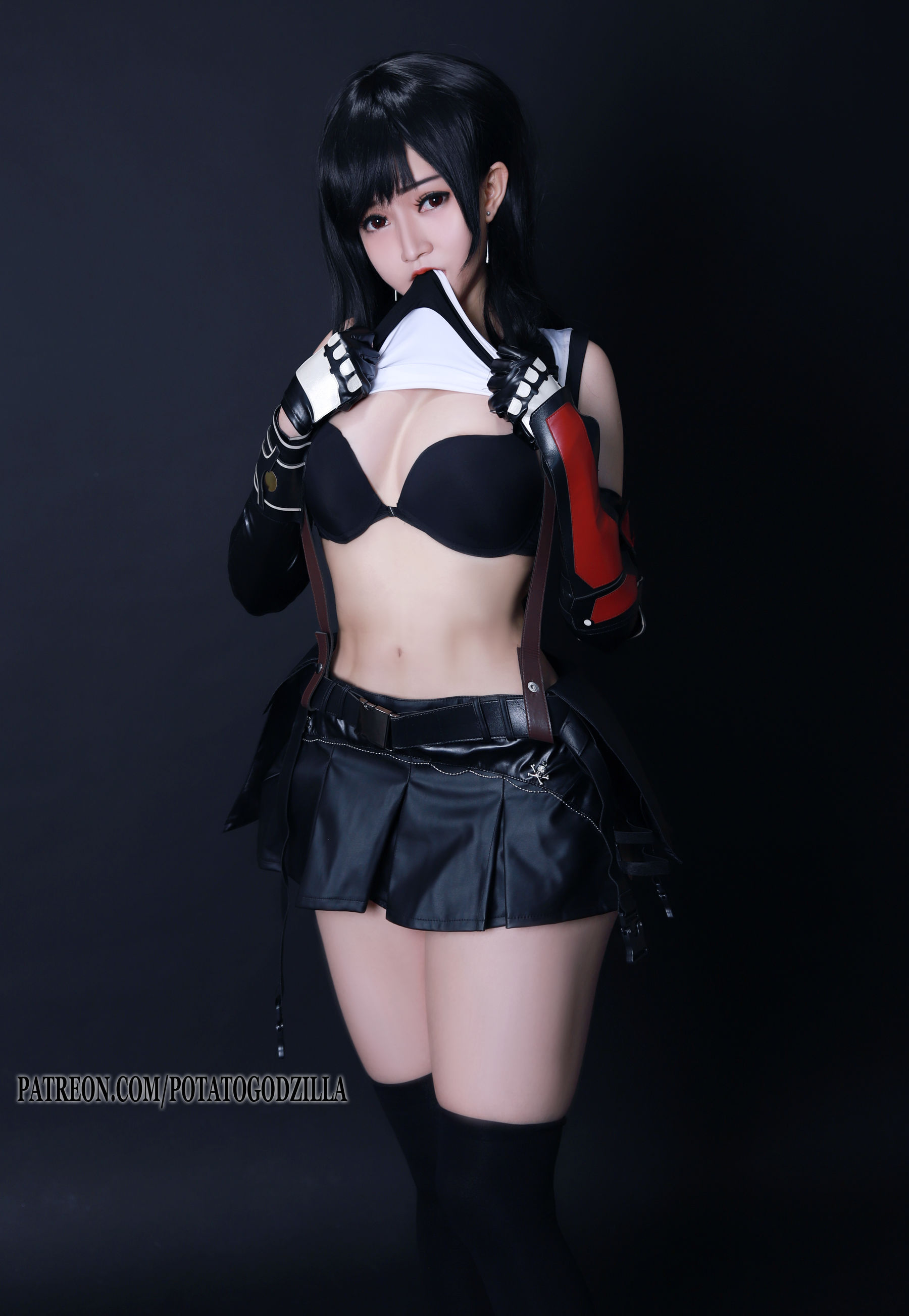 Coser小姐姐Potato Godzilla - Tifa-图20