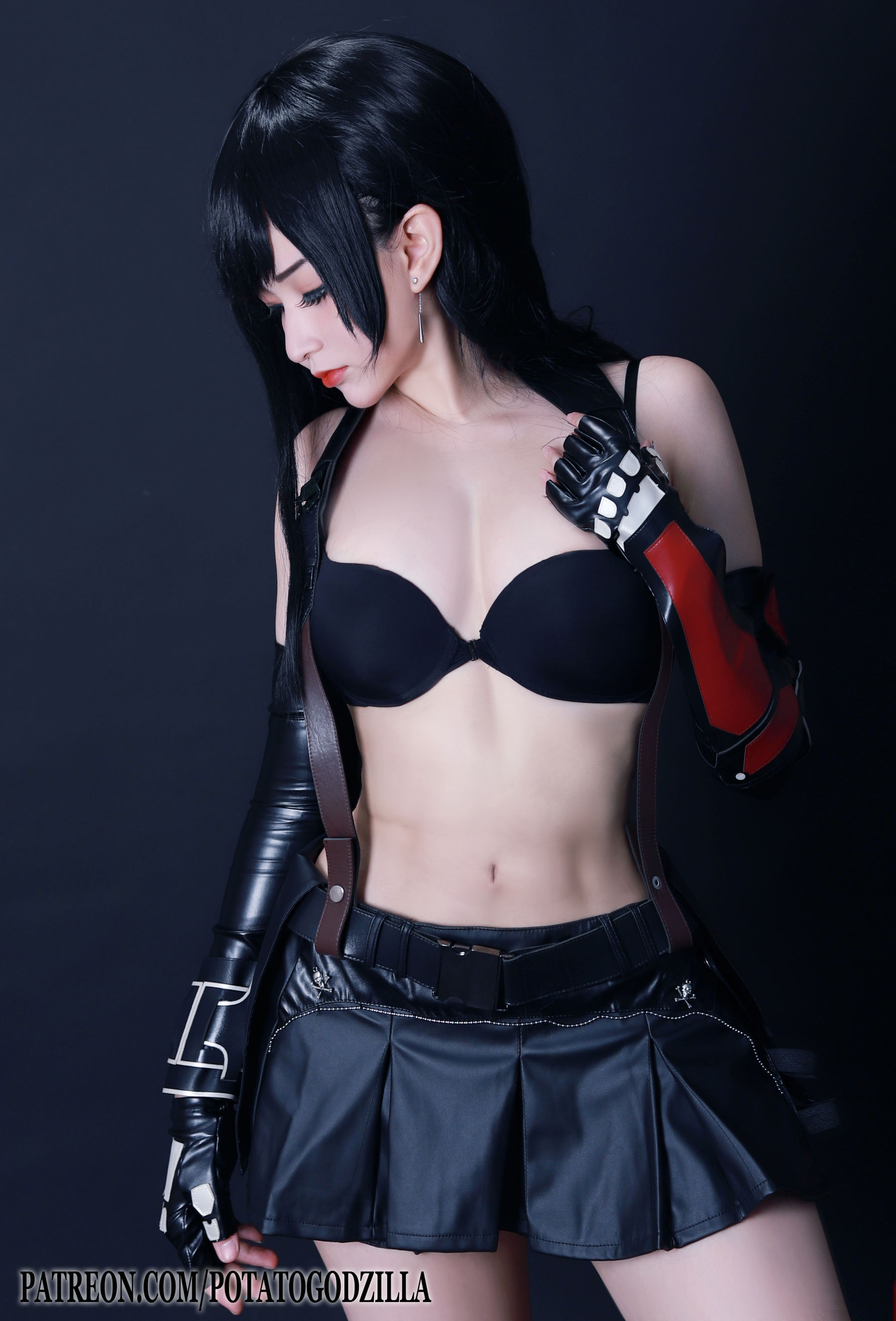 Coser小姐姐Potato Godzilla - Tifa-图24