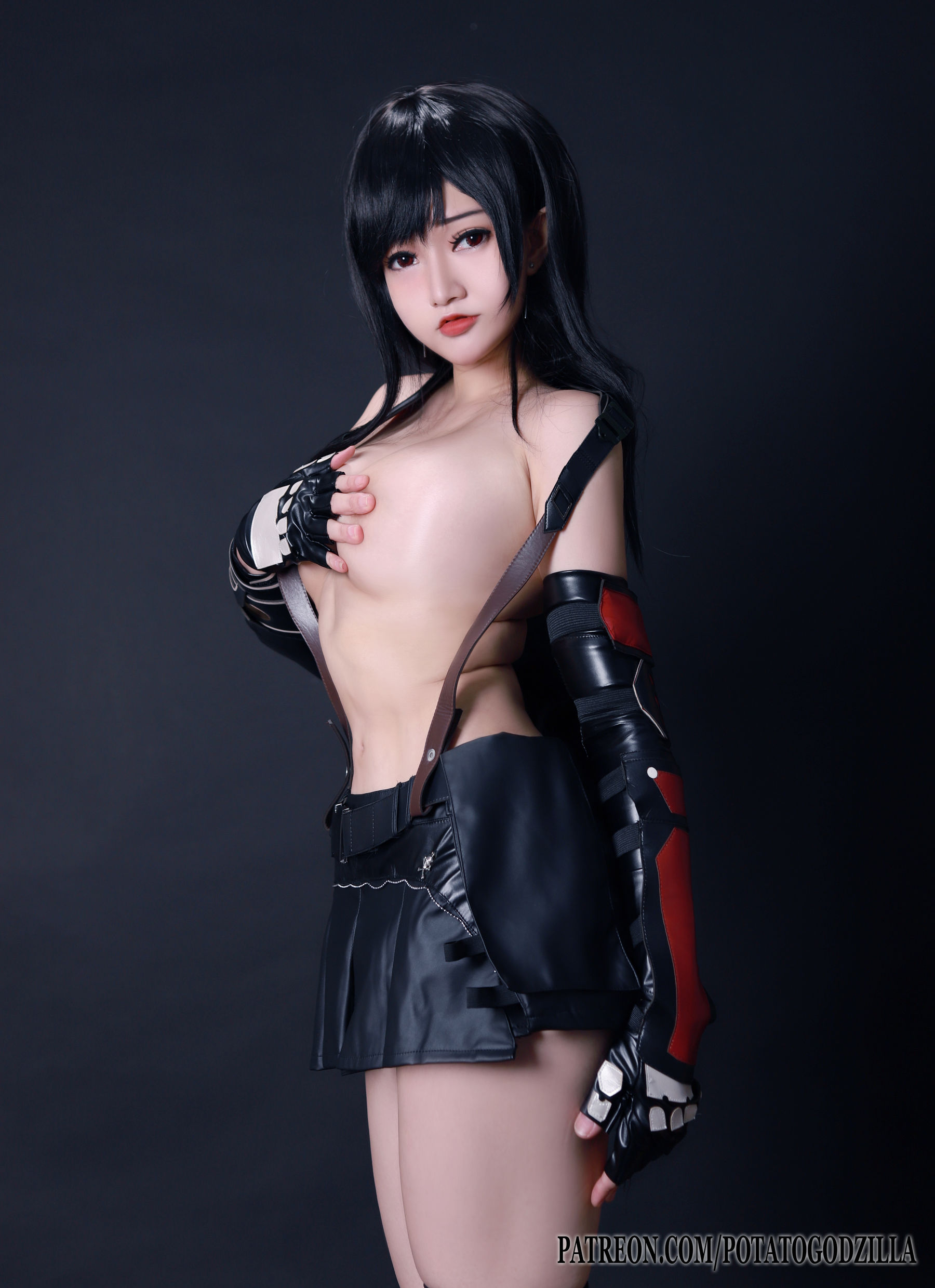 Coser小姐姐Potato Godzilla - Tifa-图30
