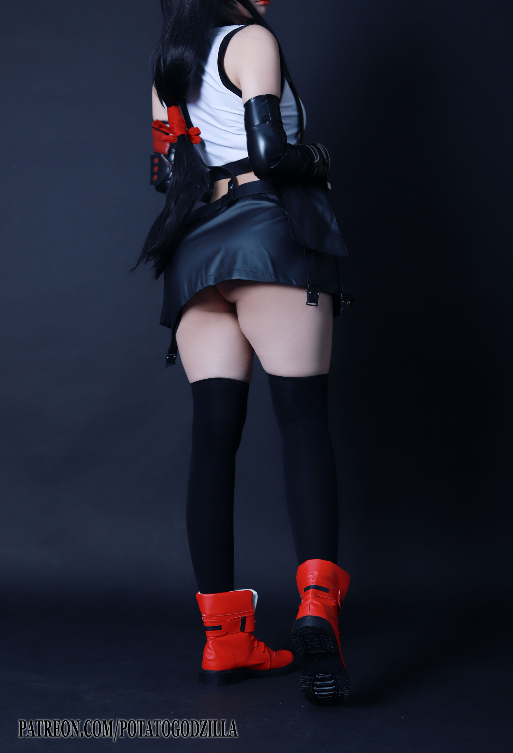 Coser小姐姐Potato Godzilla - Tifa-图37