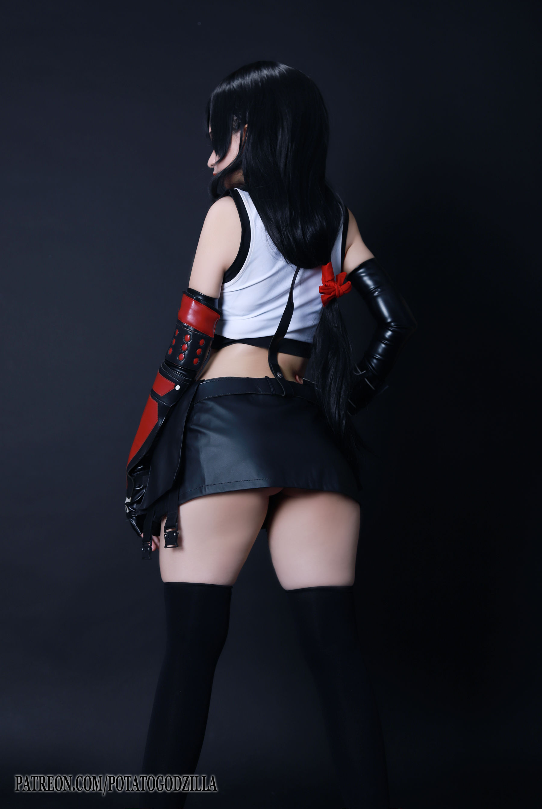 Coser小姐姐Potato Godzilla - Tifa-图39