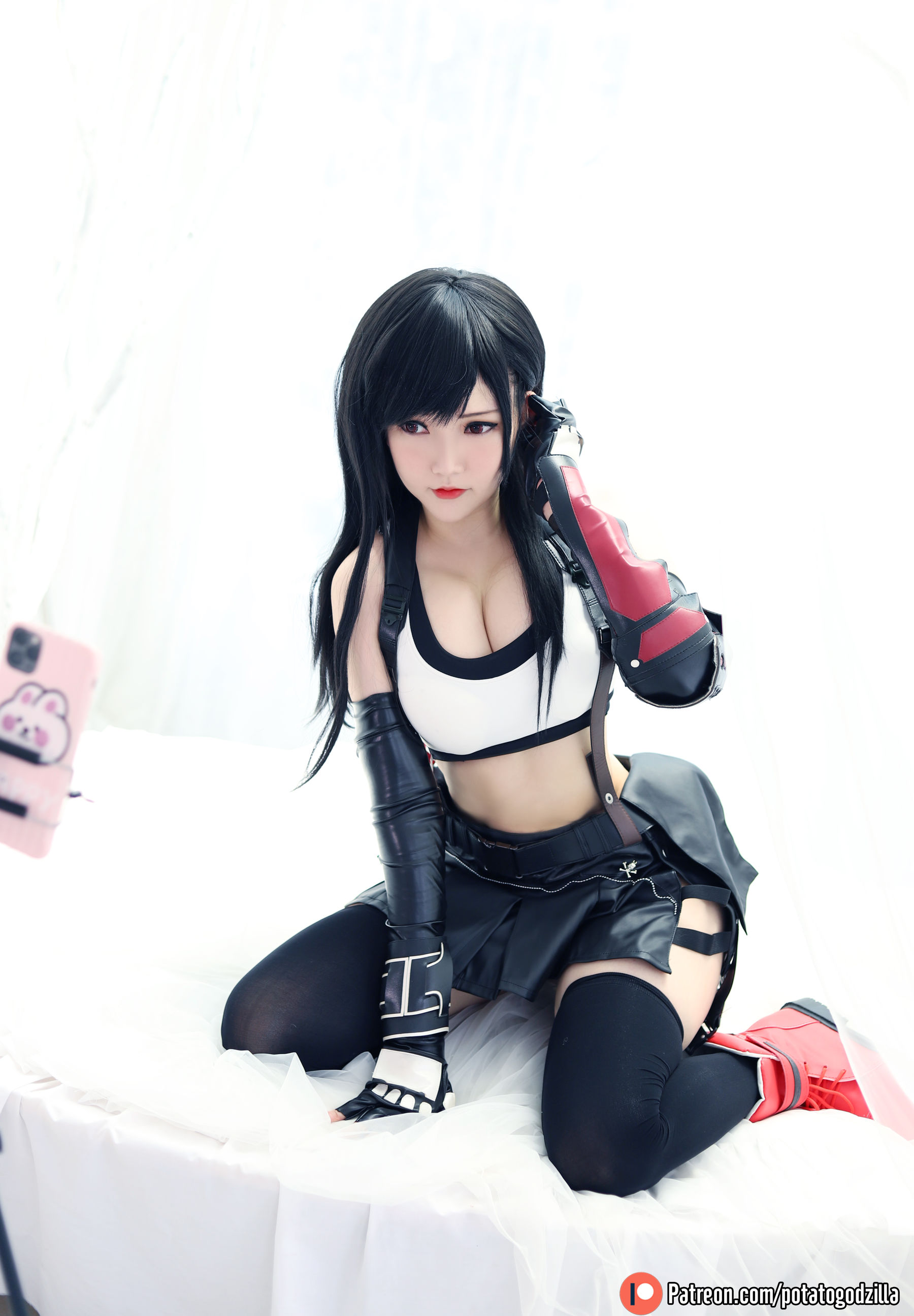 Coser小姐姐Potato Godzilla - Tifa-图40