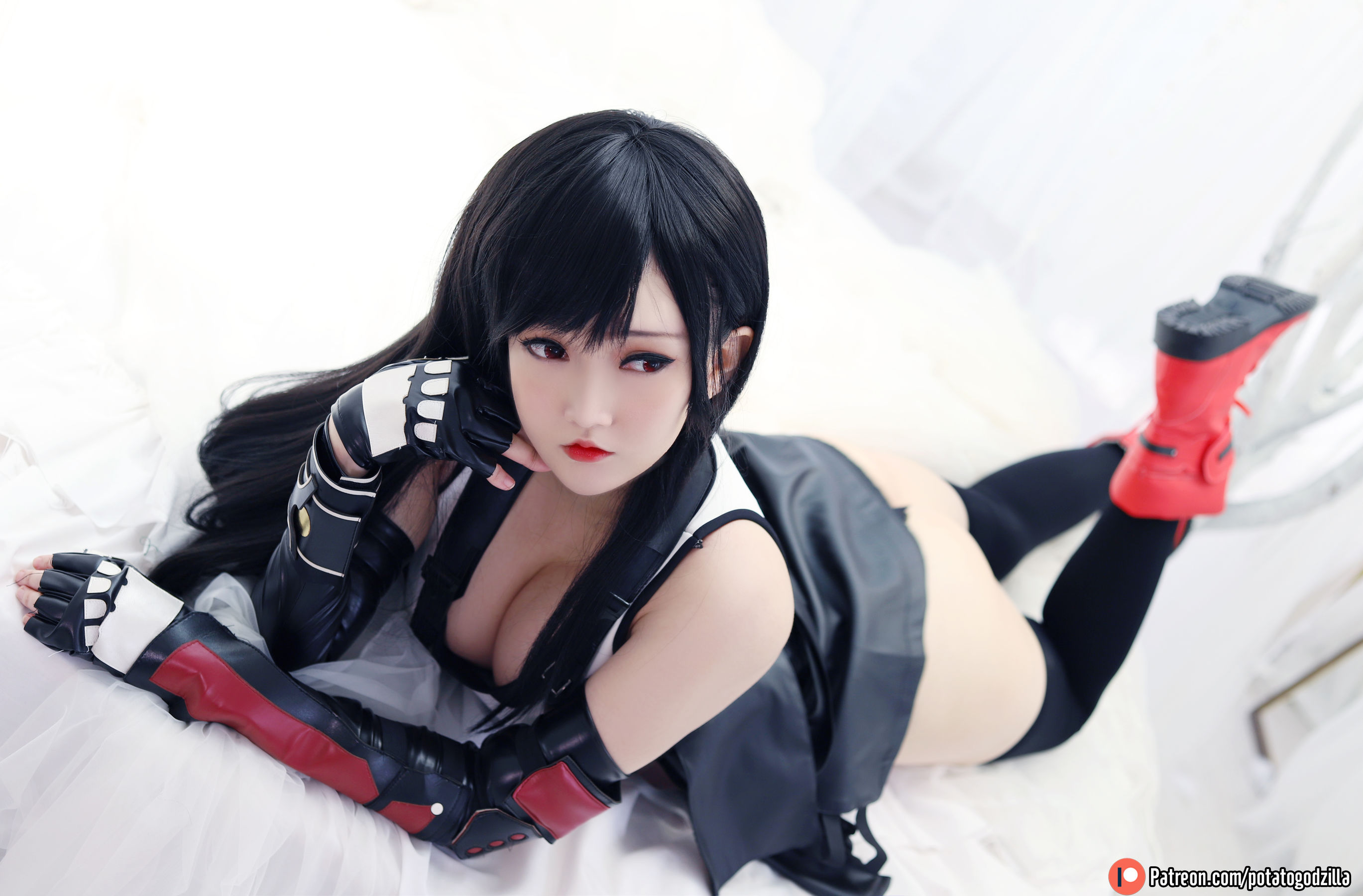 Coser小姐姐Potato Godzilla - Tifa-图58