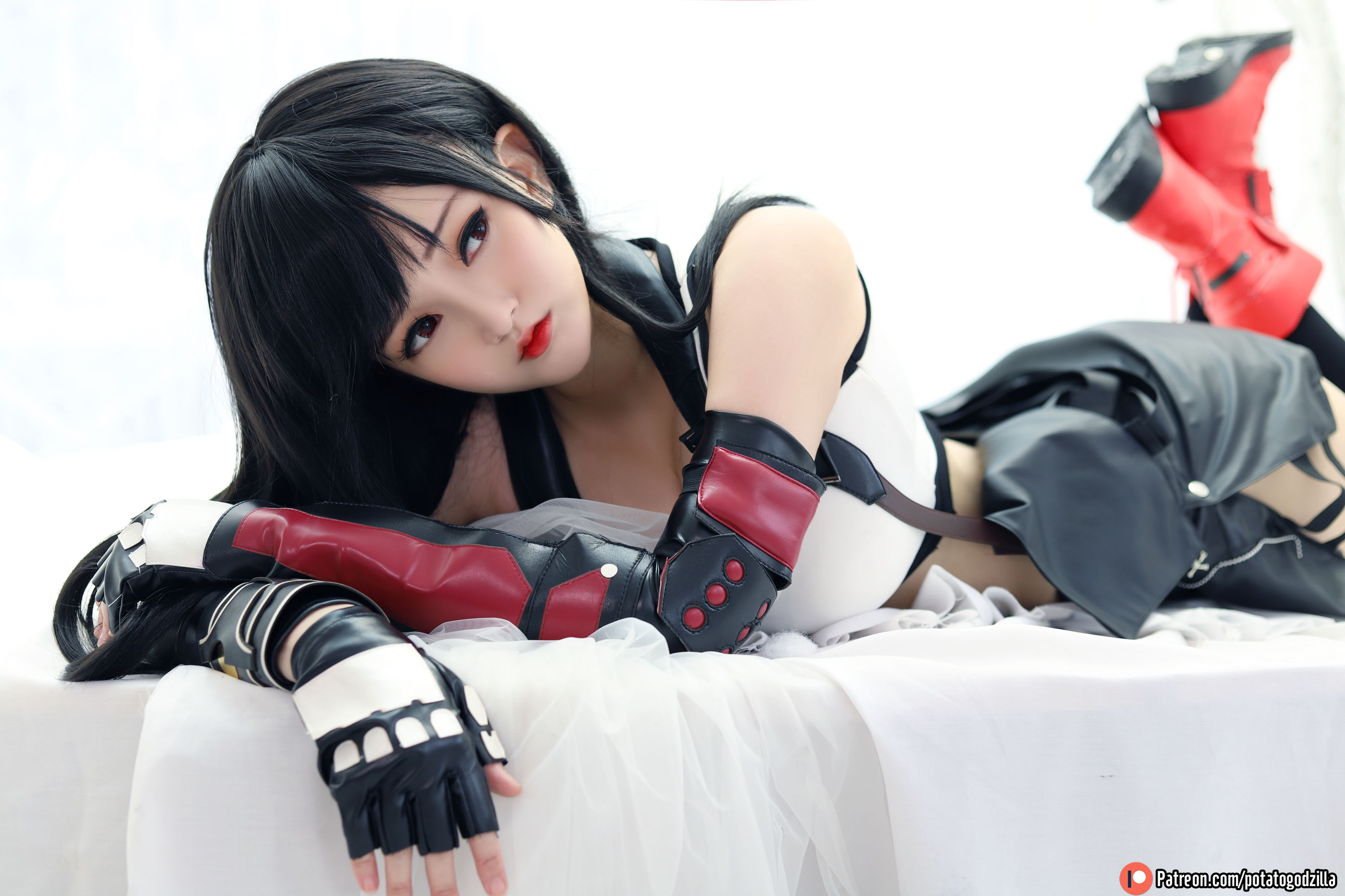 Coser小姐姐Potato Godzilla - Tifa-图59