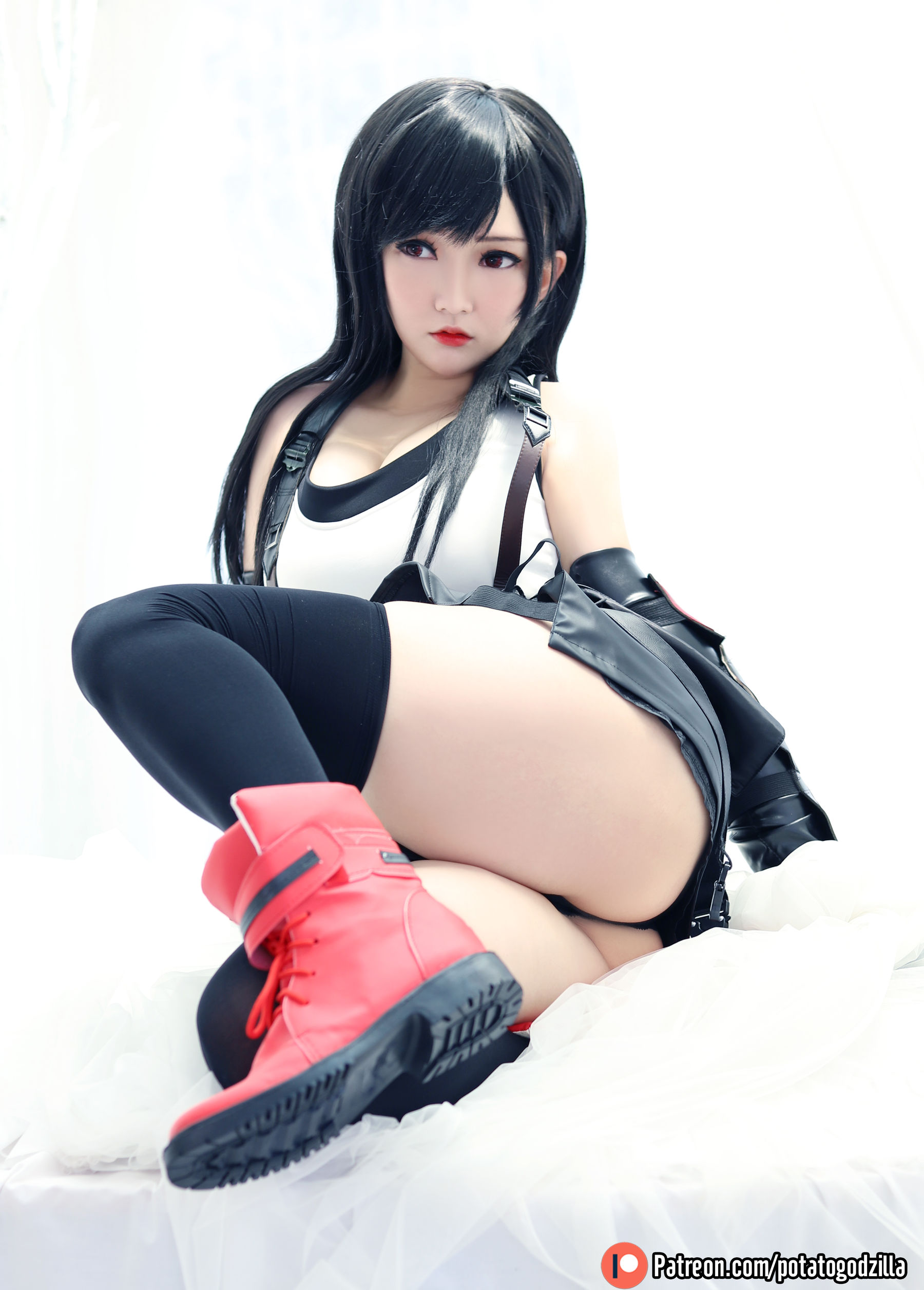 Coser小姐姐Potato Godzilla - Tifa-图62