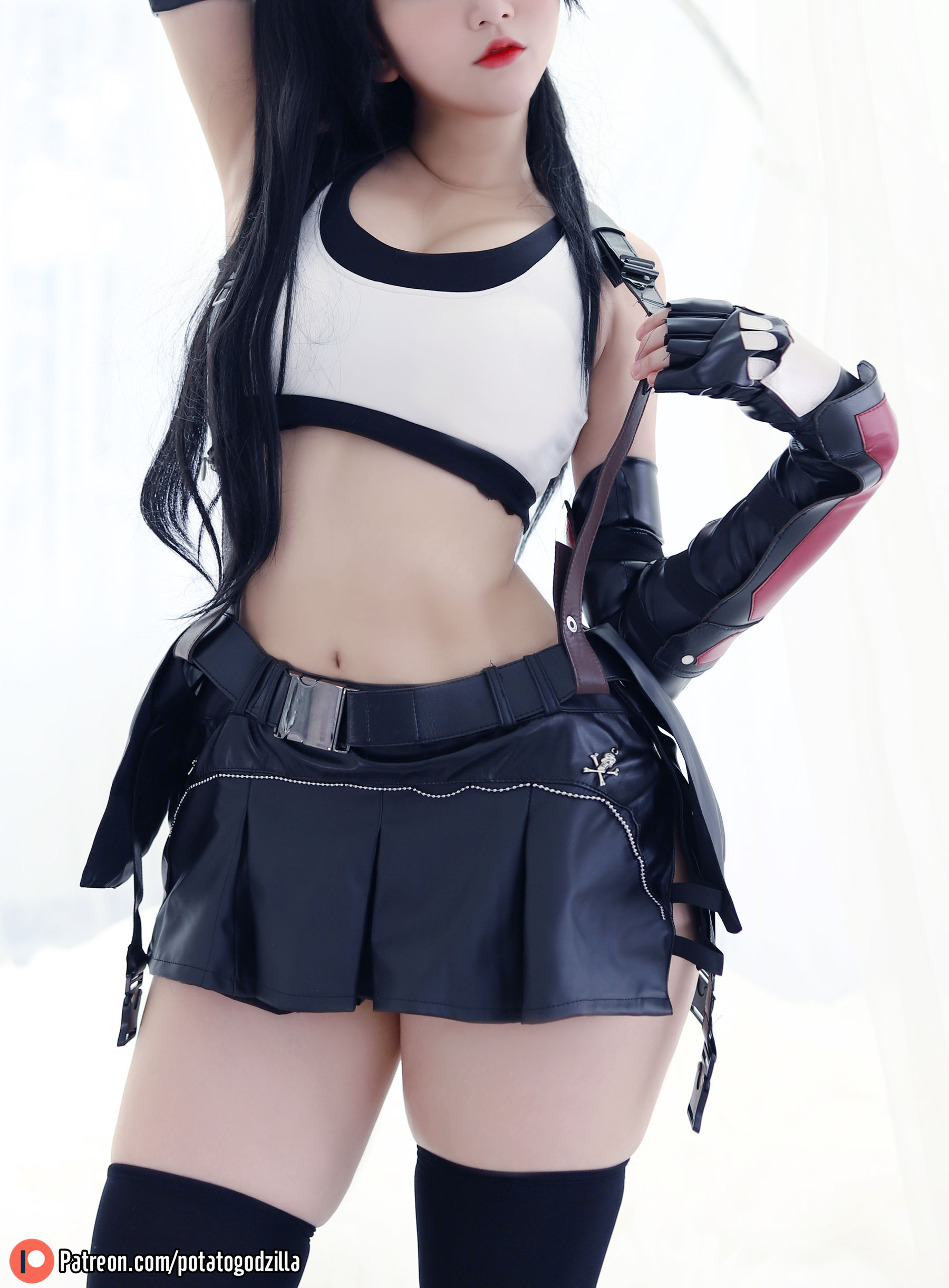 Coser小姐姐Potato Godzilla - Tifa-图63