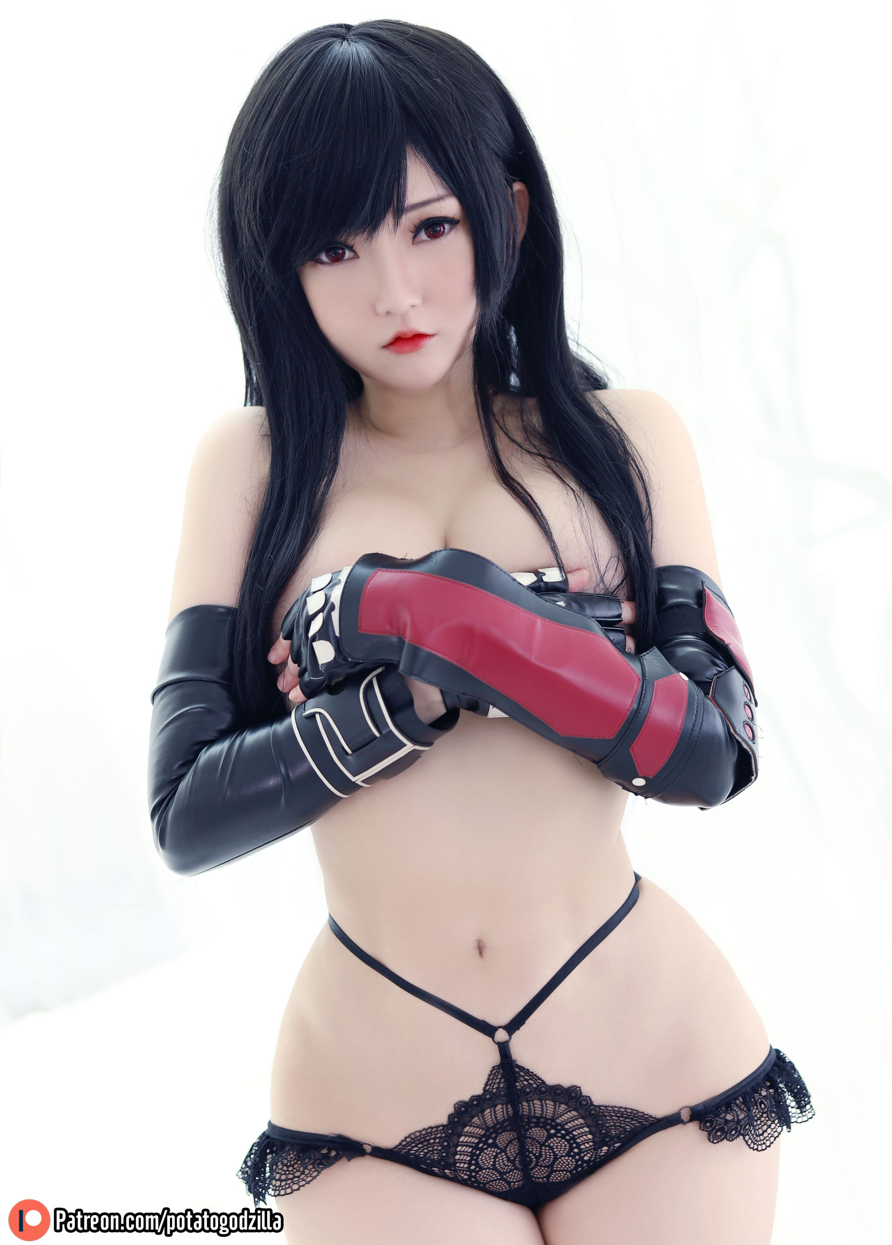 Coser小姐姐Potato Godzilla - Tifa-图83