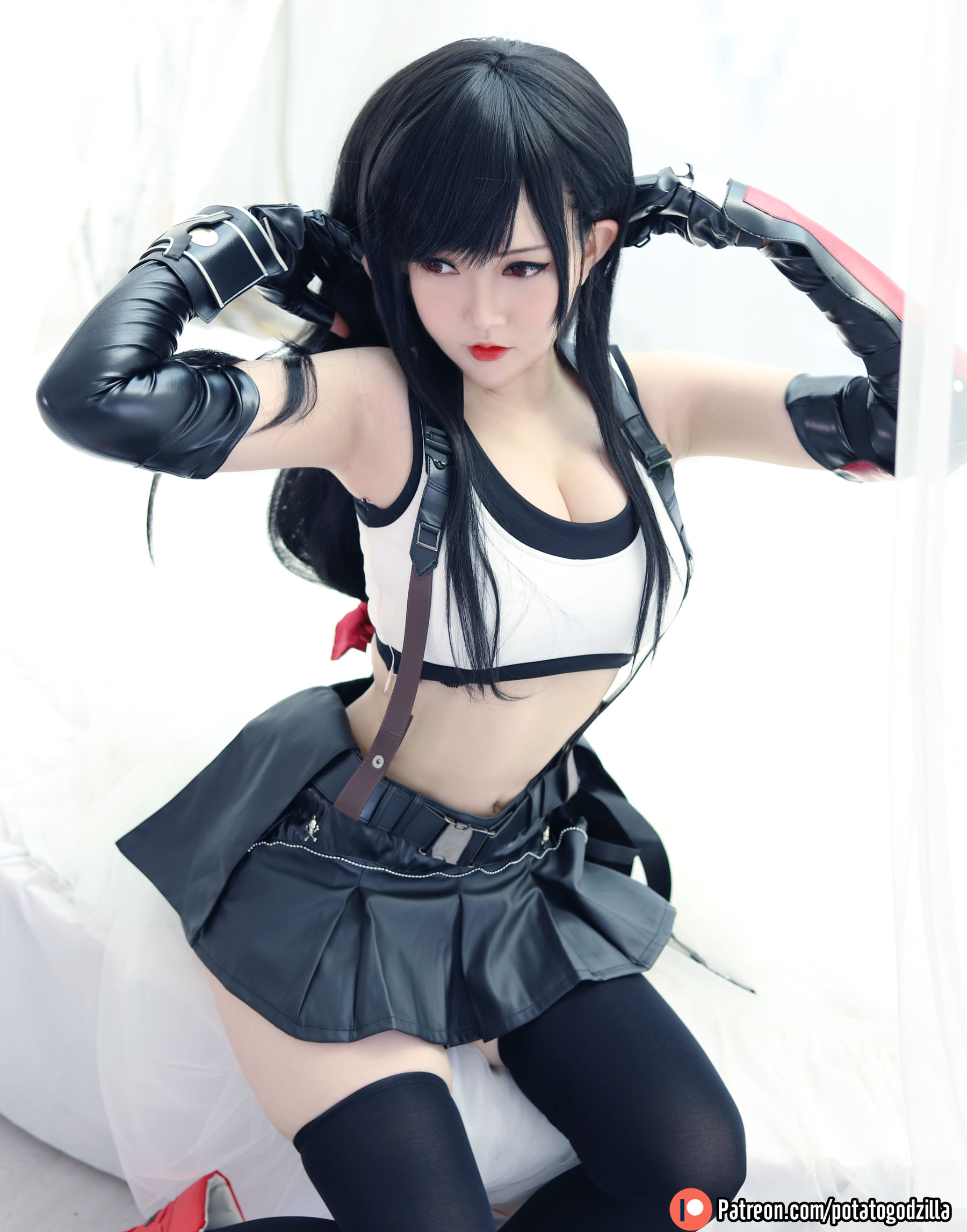 Coser小姐姐Potato Godzilla - Tifa-图84