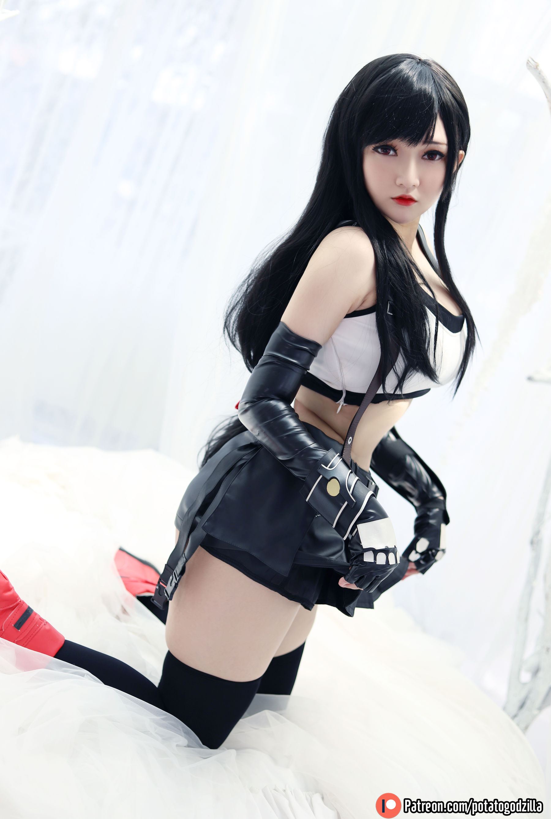 Coser小姐姐Potato Godzilla - Tifa-图95