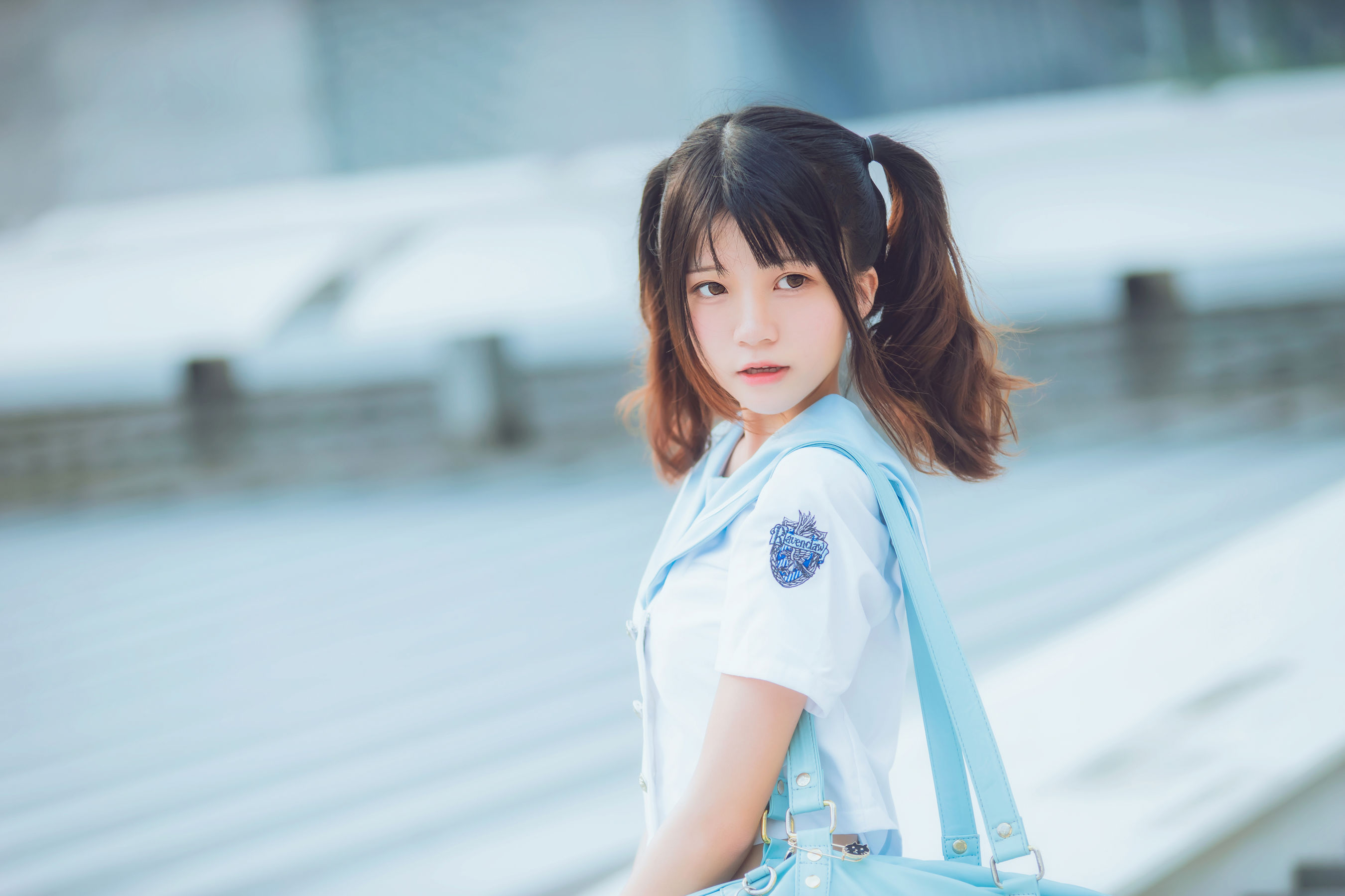 桜桃喵 - 少女之微风轻轻起-图0