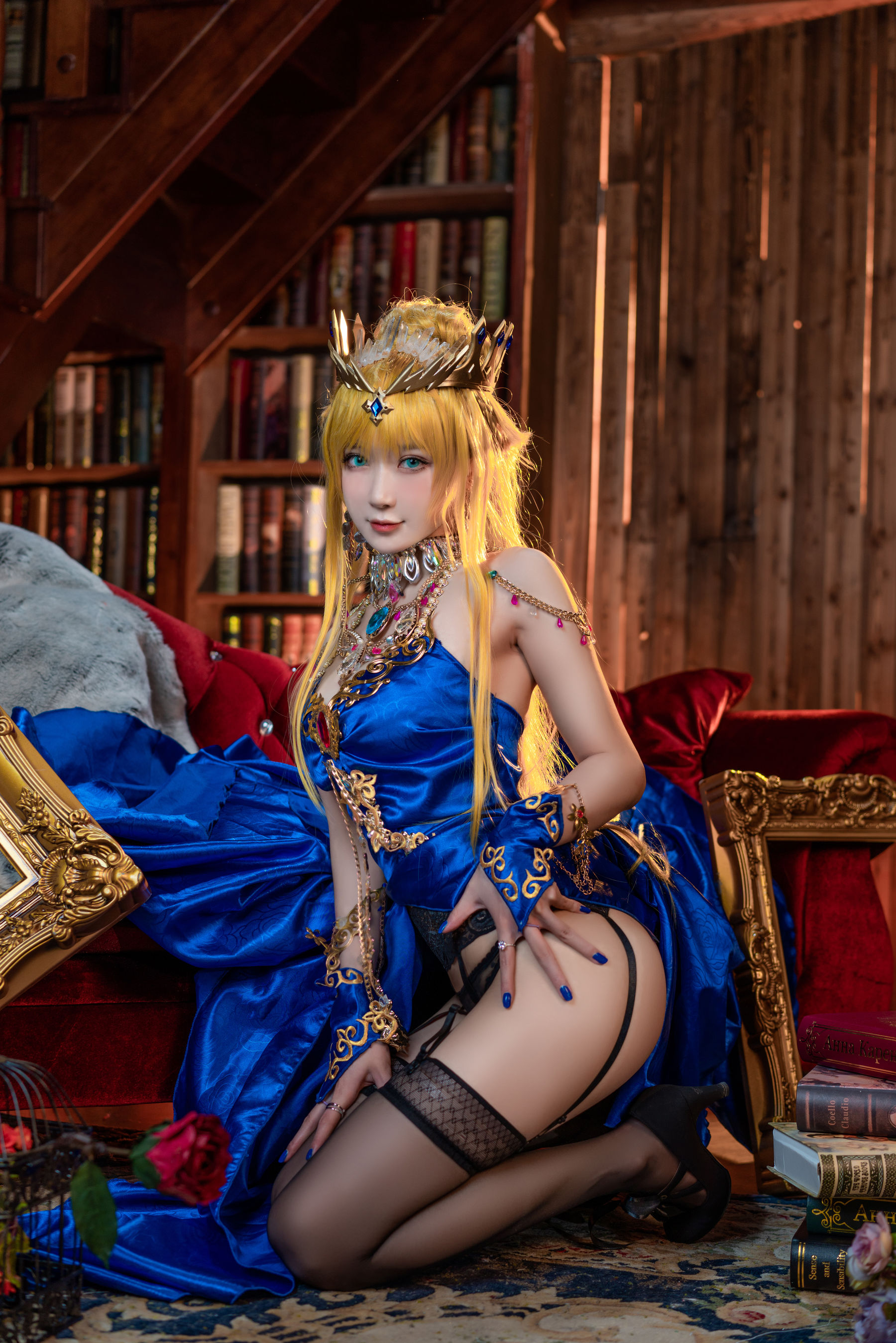 动漫博主阿包也是兔娘 - 白枪呆同人睡衣-图16