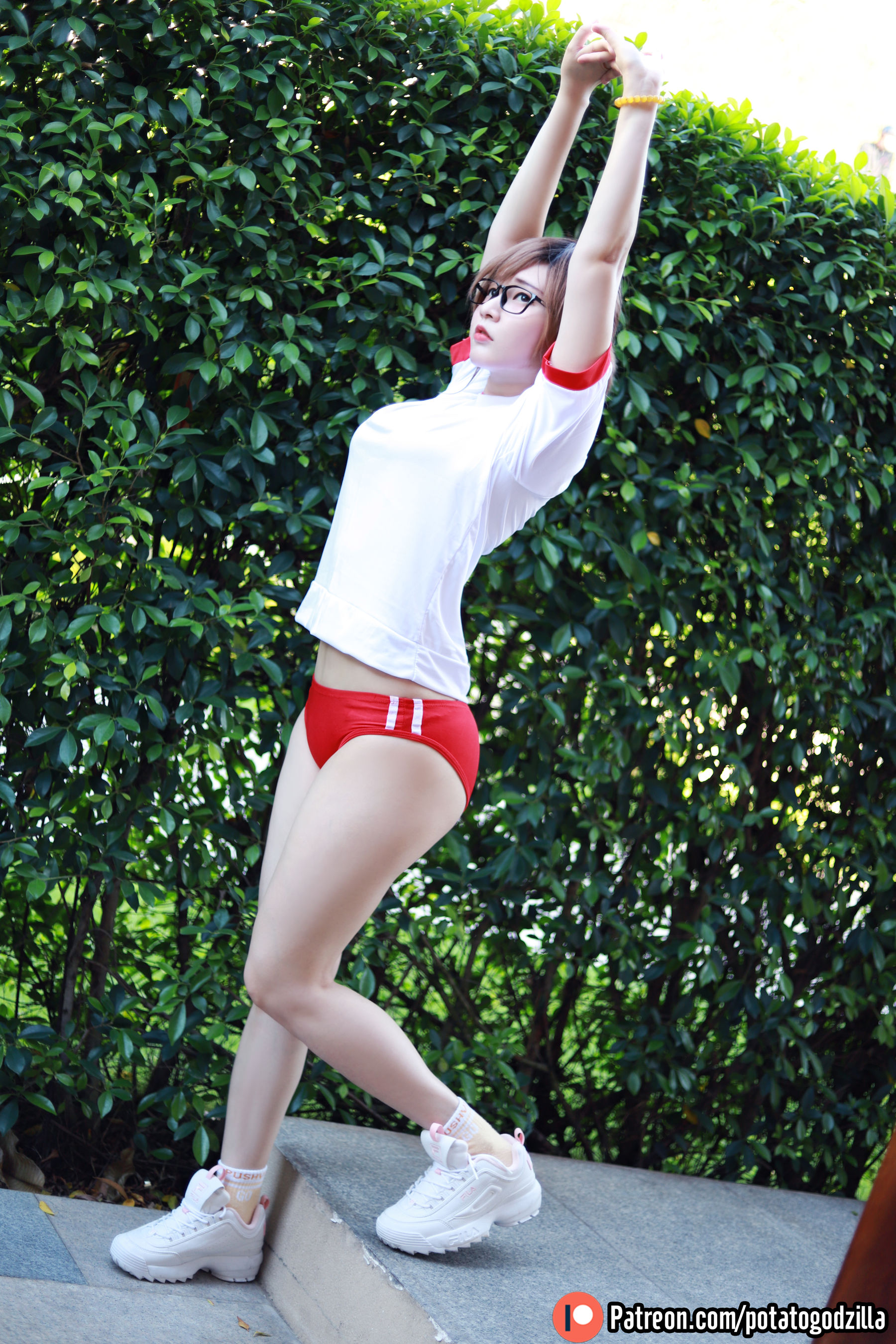 Coser小姐姐Potato Godzilla - Gym Uniform-图11