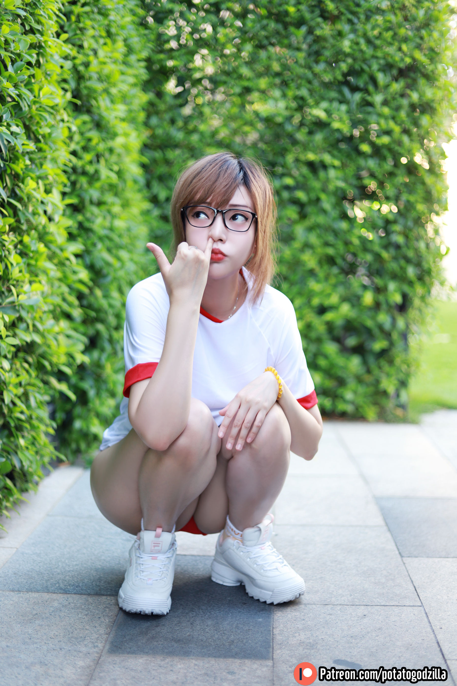 Coser小姐姐Potato Godzilla - Gym Uniform-图24