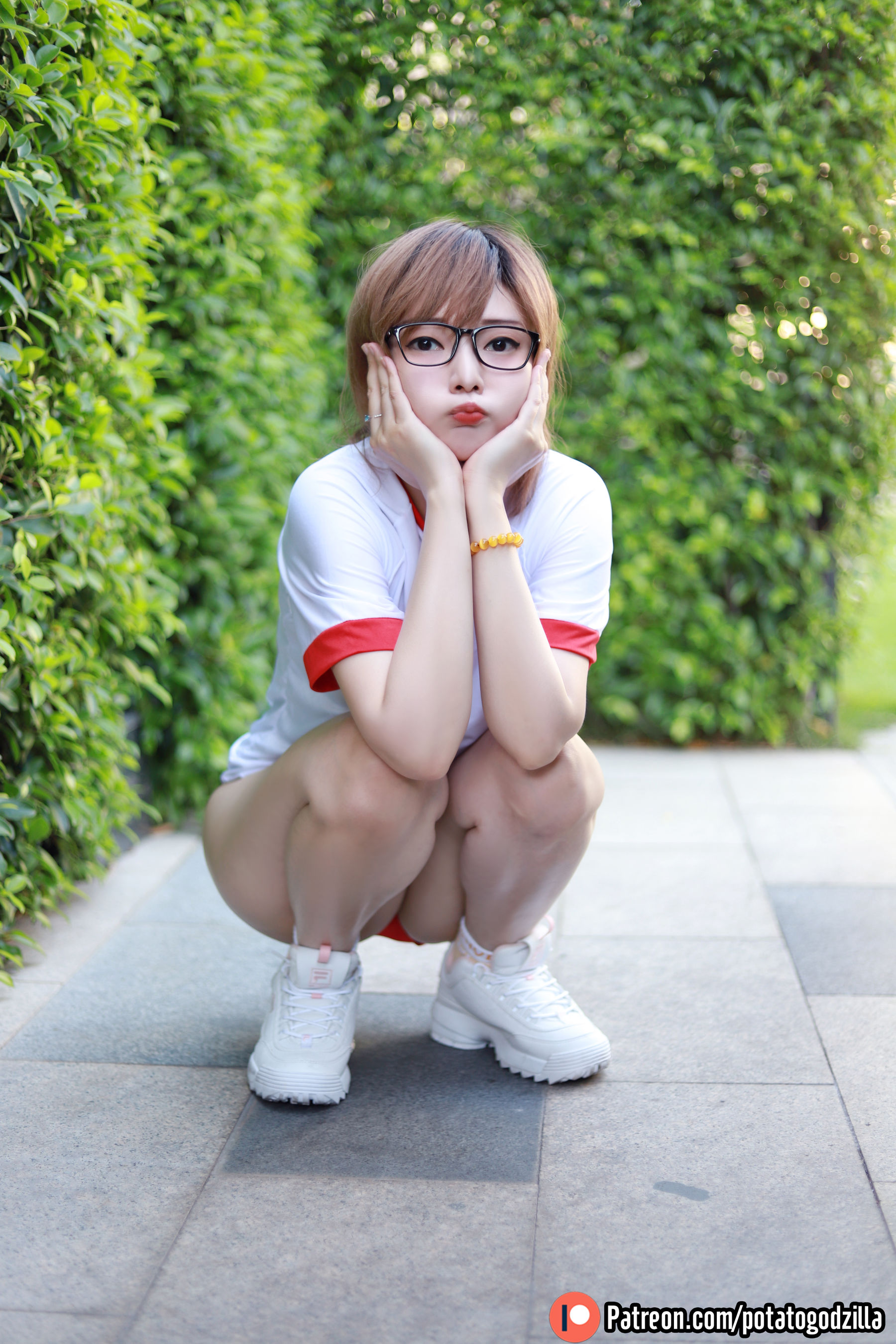 Coser小姐姐Potato Godzilla - Gym Uniform-图25