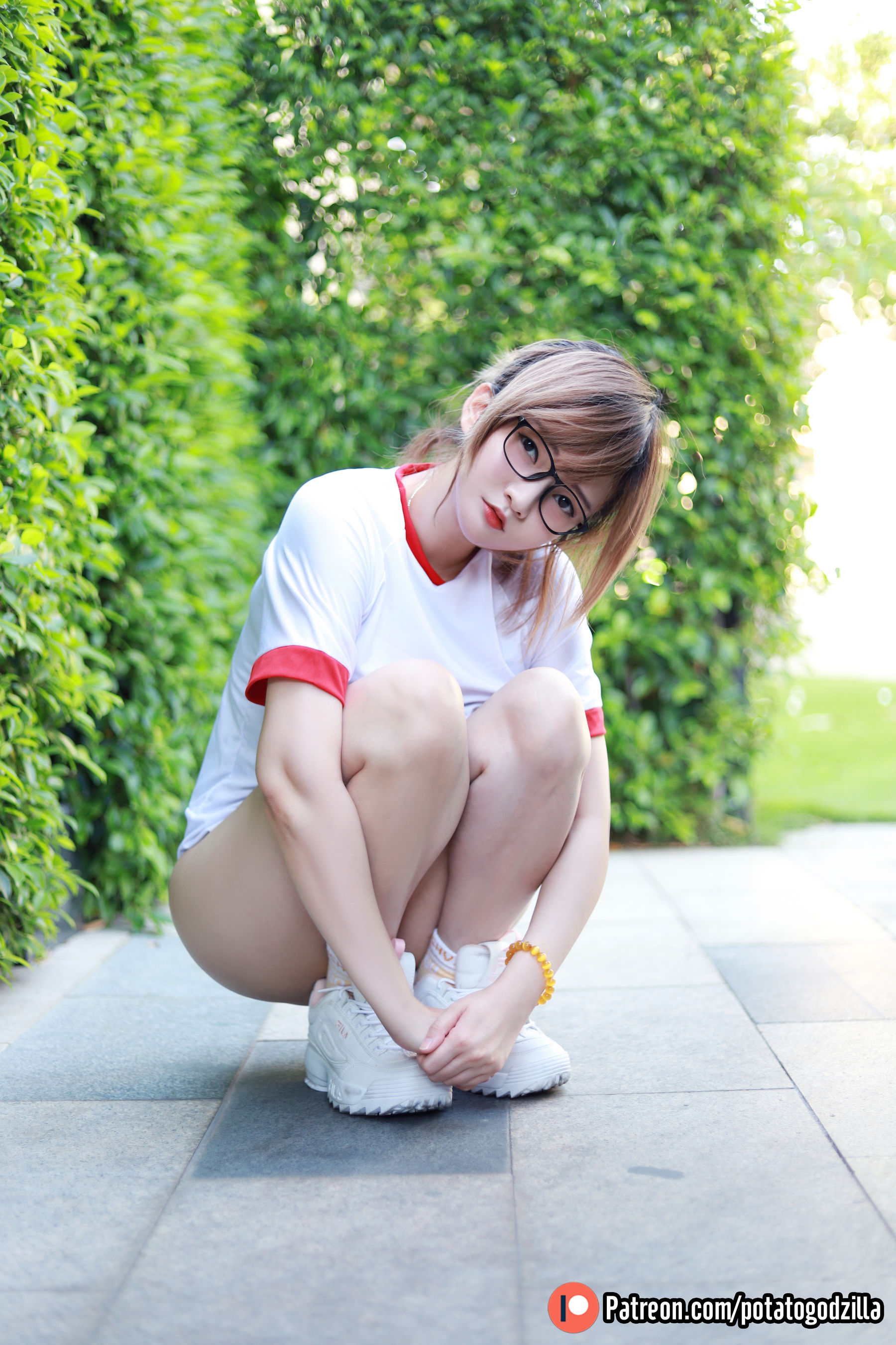 Coser小姐姐Potato Godzilla - Gym Uniform-图26