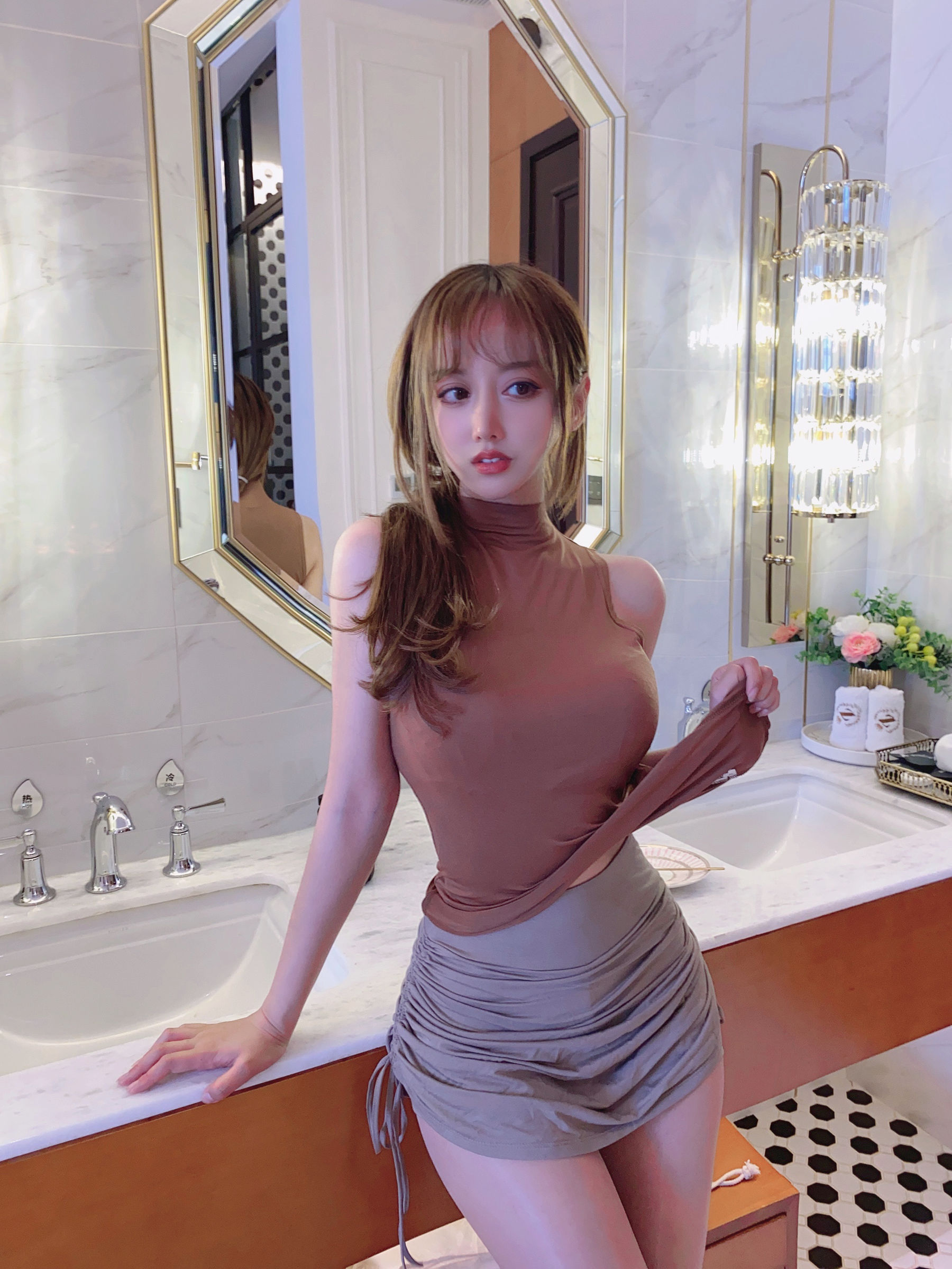 斗鱼米线线sama - 丝袜少妇诱惑系列-图0